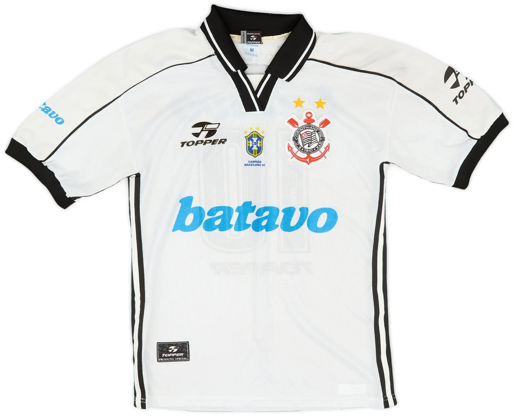 1999 Corinthians Home Shirt #10 - 8/10 - (M)