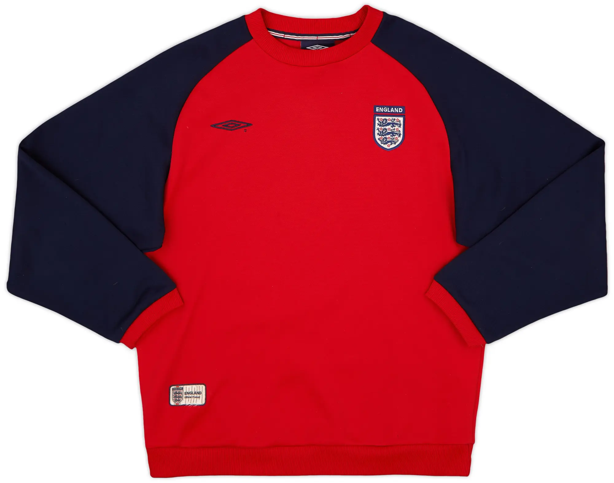 2002-03 England Umbro Sweat Top - 9/10 - (M)