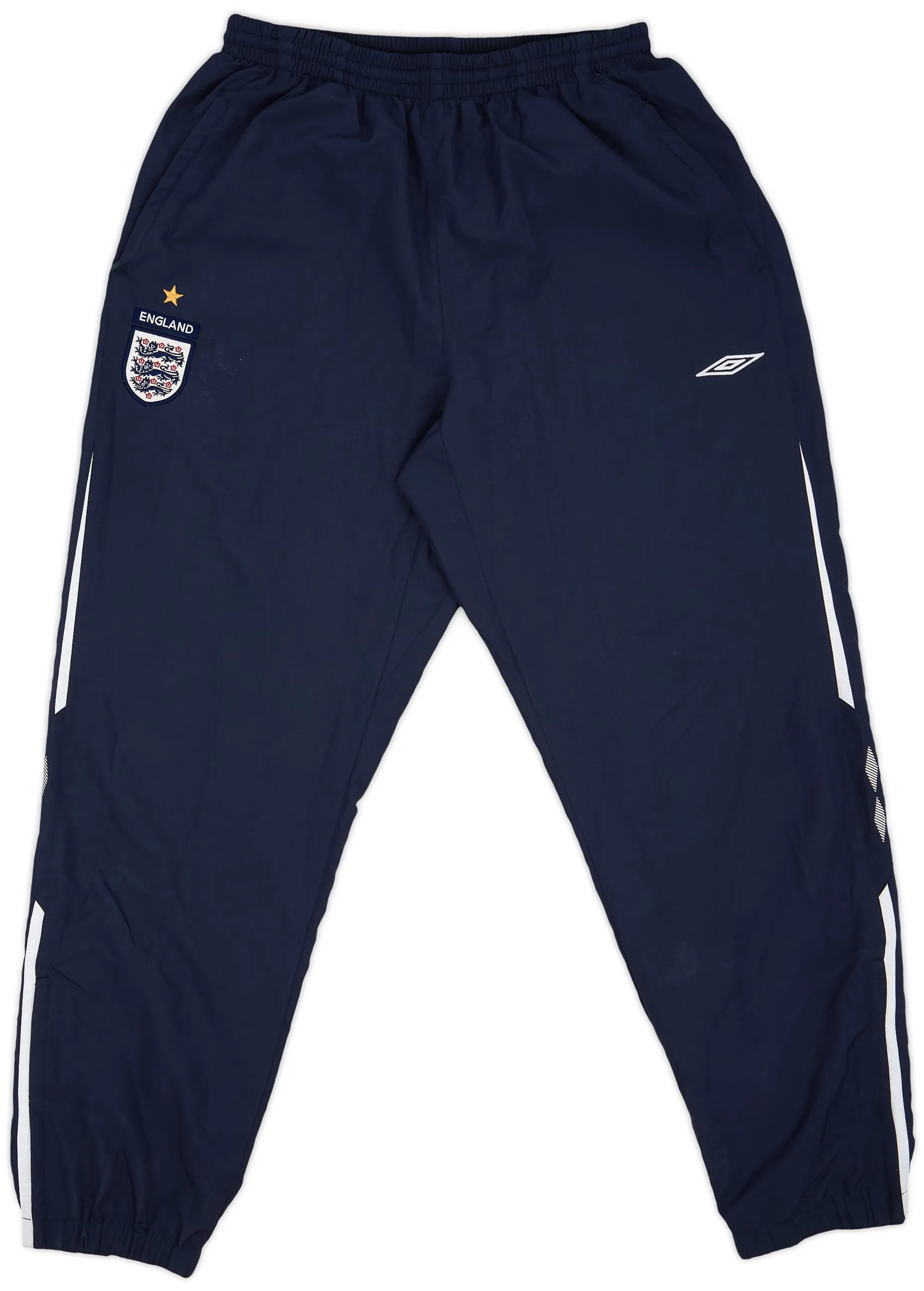 2005-07 England Umbro Track Pants/Bottoms 7/10 (XL