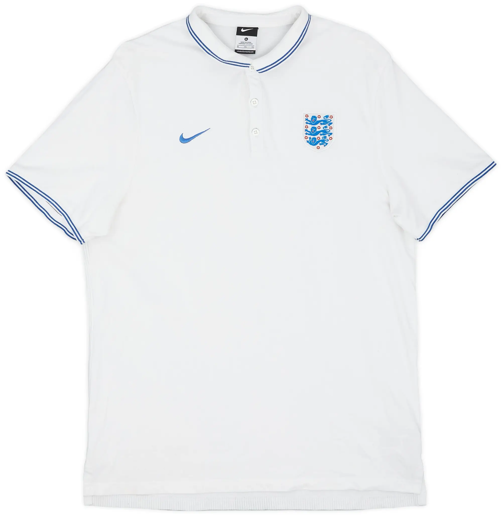 2014-15 England Nike Polo Shirt - 9/10 - (XL)