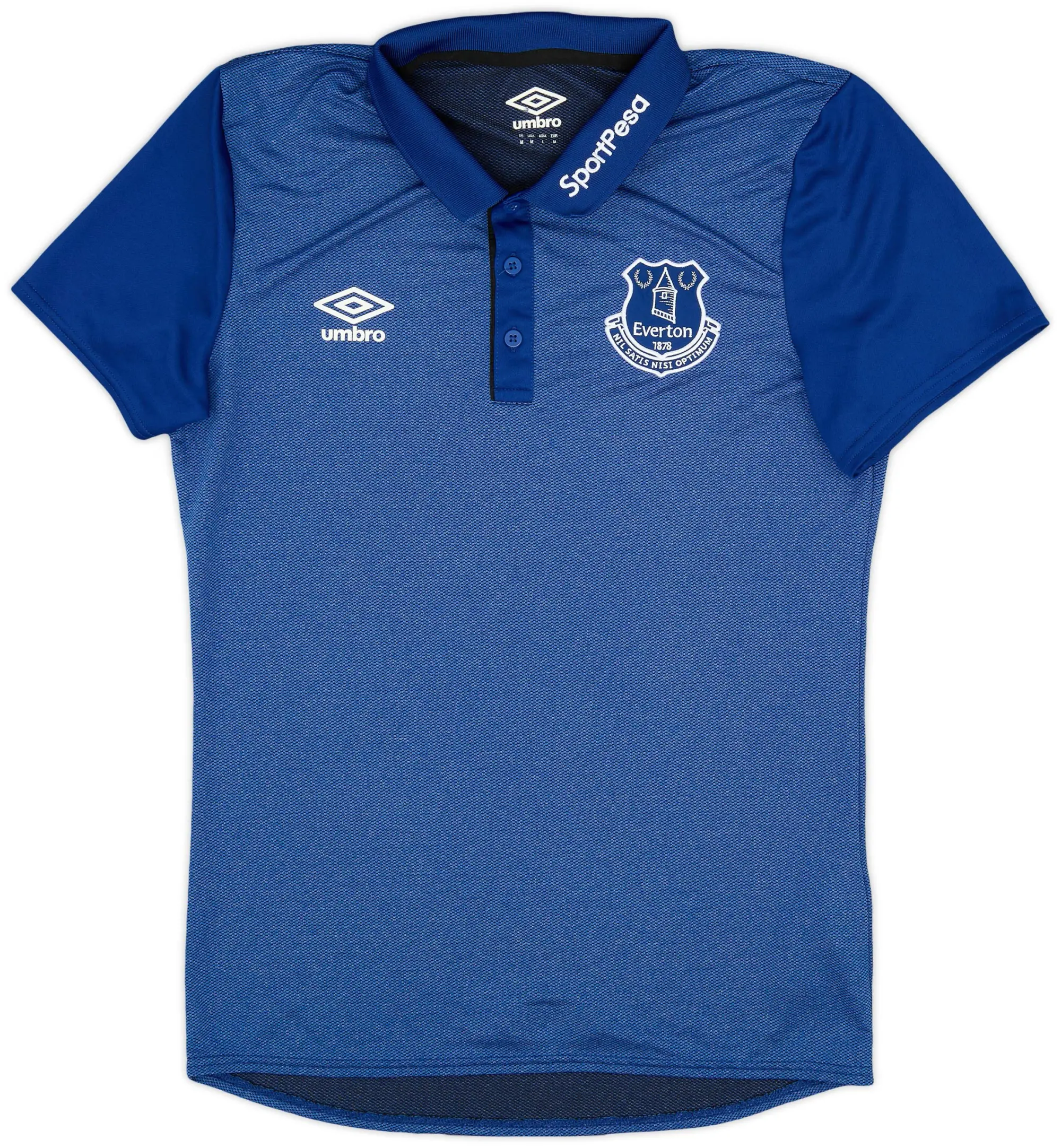 2017-18 Everton Umbro Polo Shirt - 9/10 - (M)