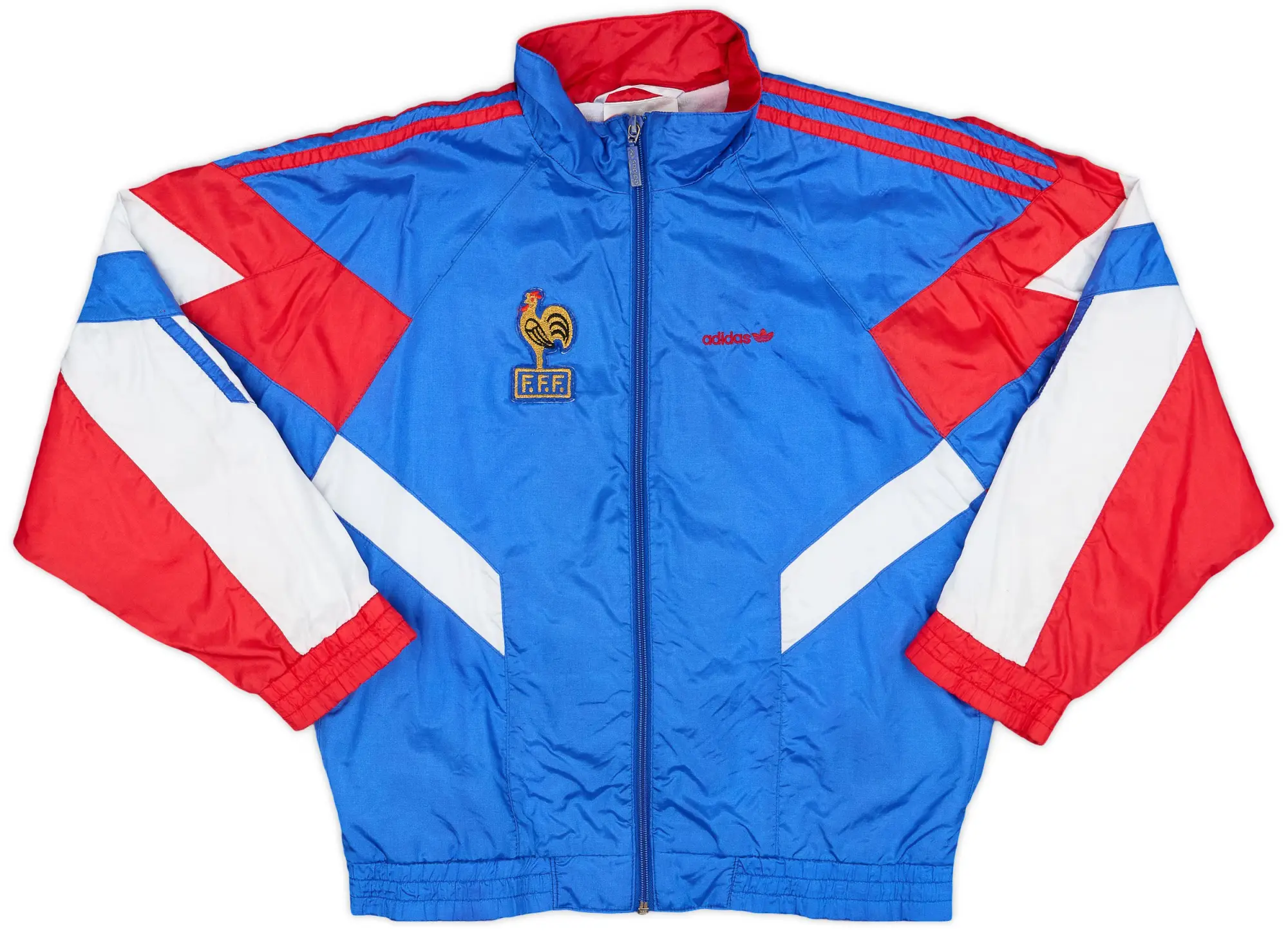 1990-92 France adidas Track Jacket - 9/10 - (L.Boys)