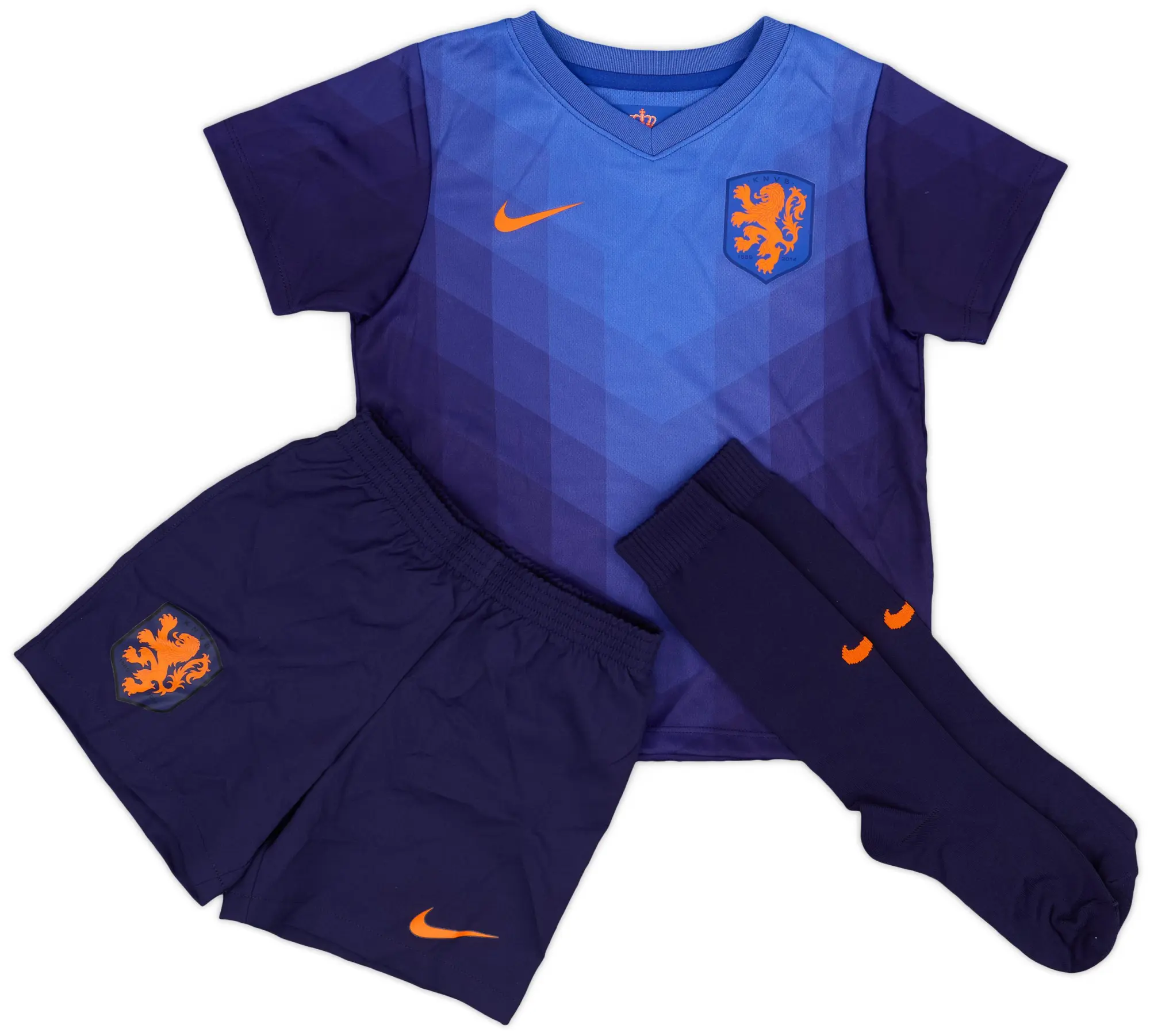 Nike 2014-15 Netherlands Away Full Kit - 9/10 - (3-4 Years)