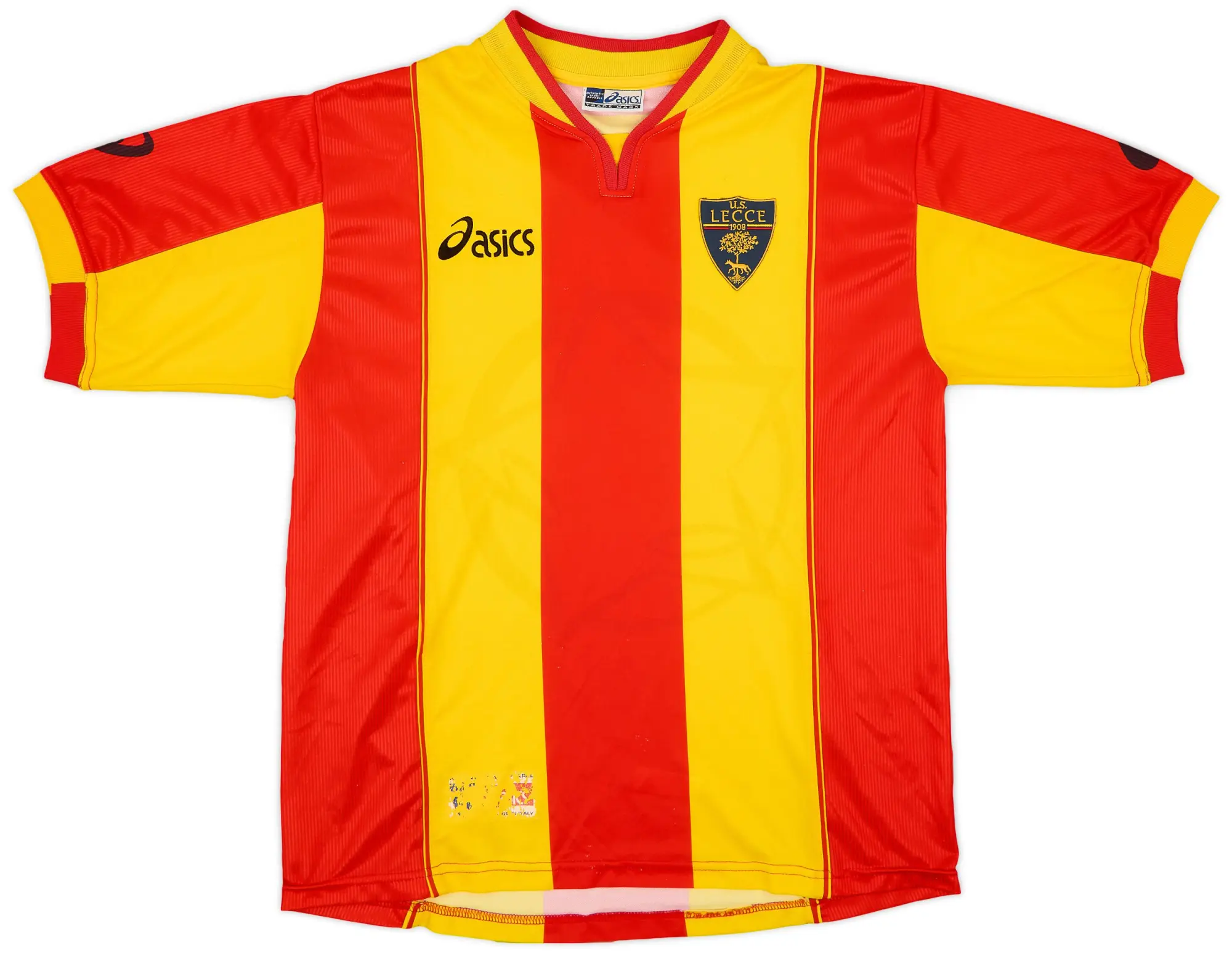 Asics 2002-03 Lecce Home Shirt - 6/10 - (M)