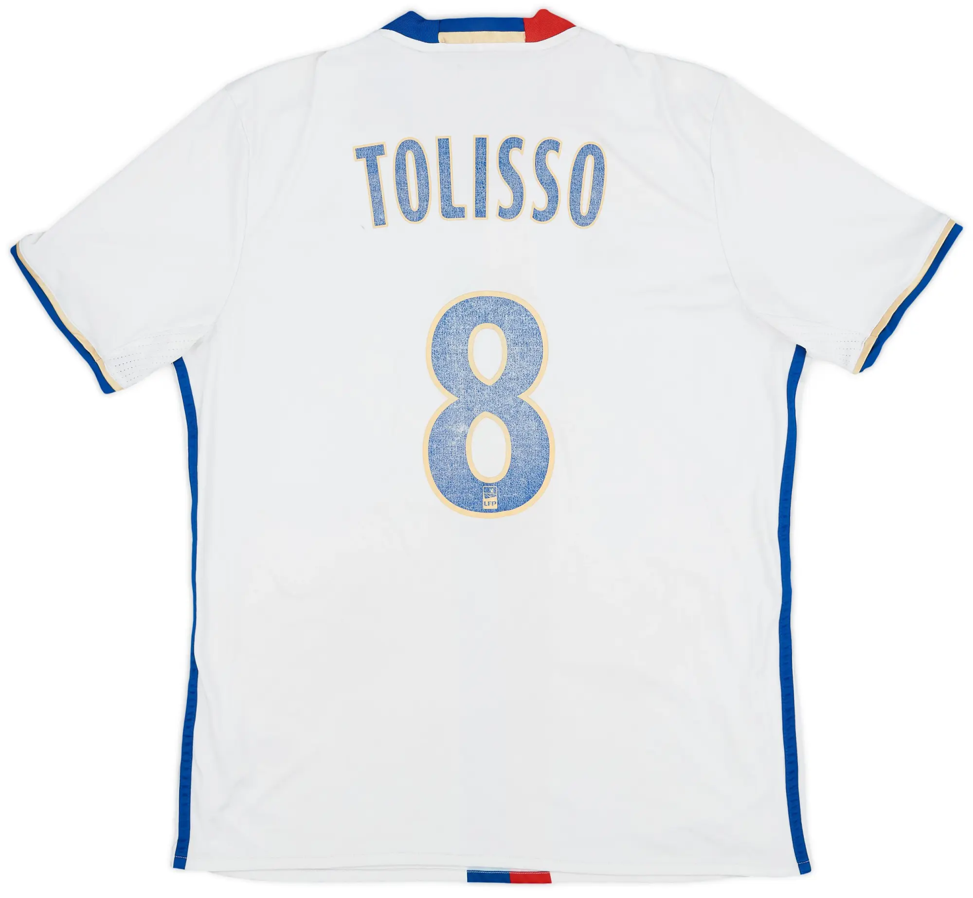 adidas 2016-17 Lyon Home Shirt Tolisso #8 - 5/10 - (L)