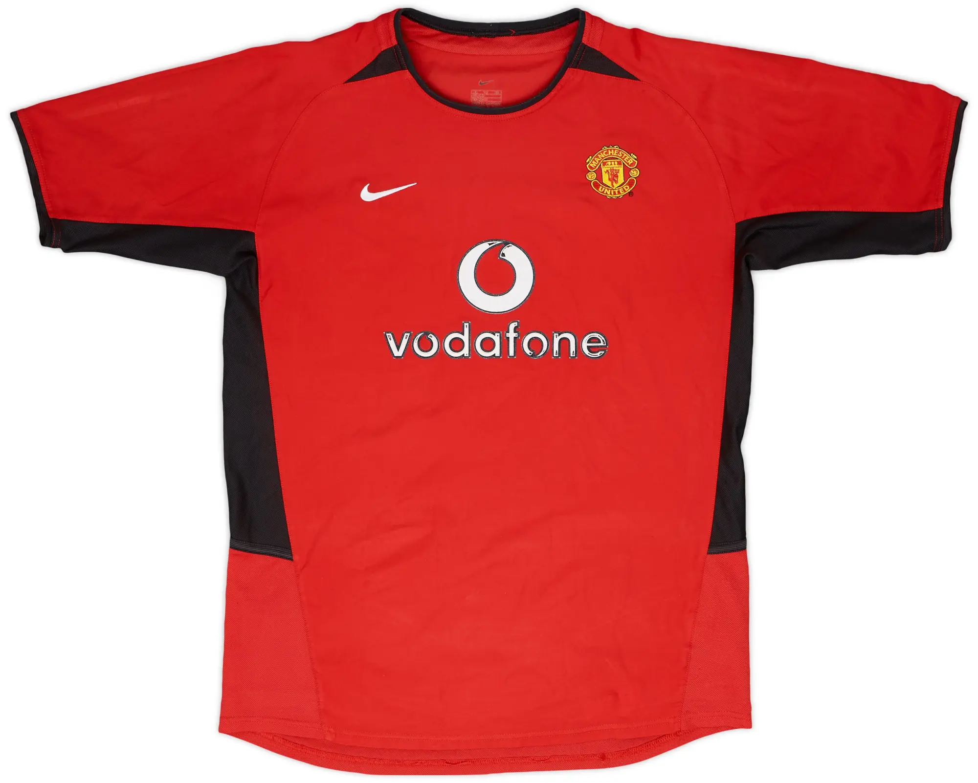 Nike 2002-04 Manchester United Home Shirt - 8/10 - (XL.Boys)