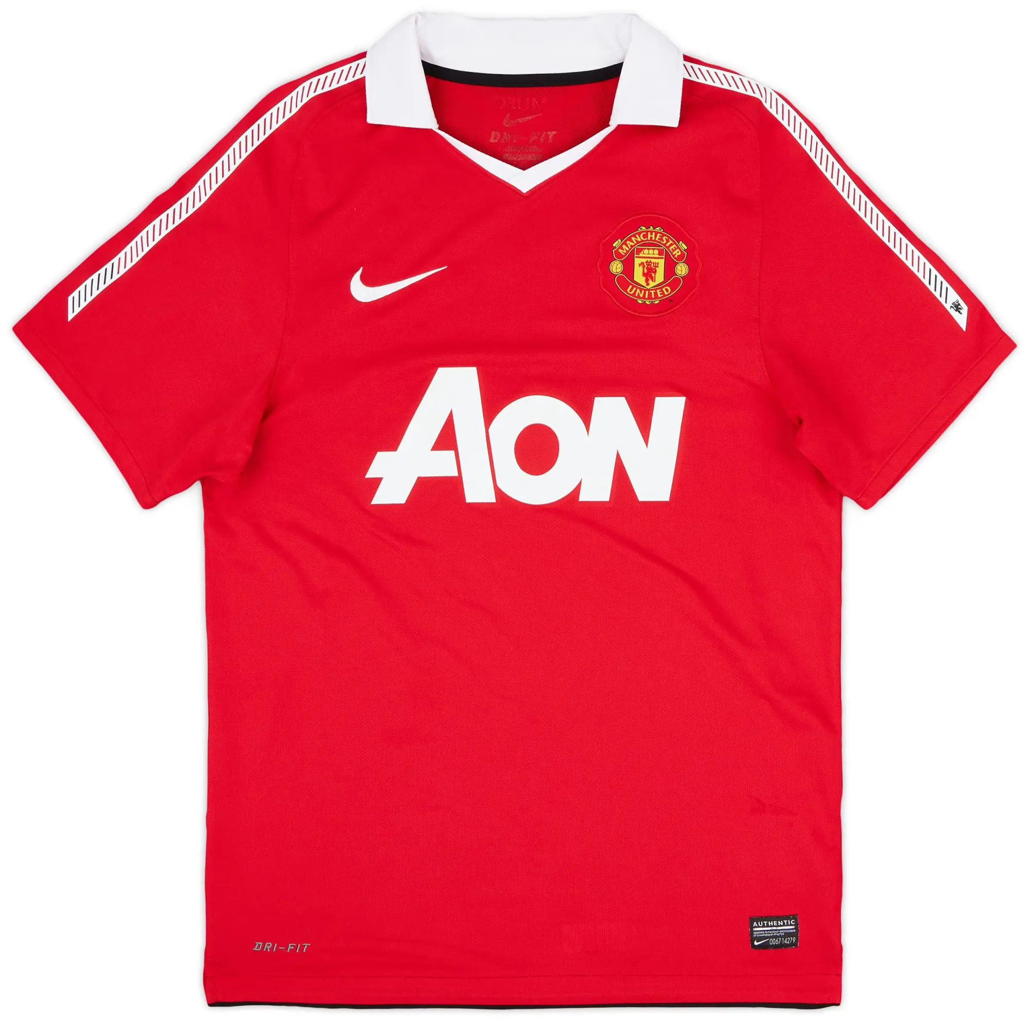 Nike 2010-11 Manchester United Home Shirt J.S. Park #13 - 8/10 - (S)