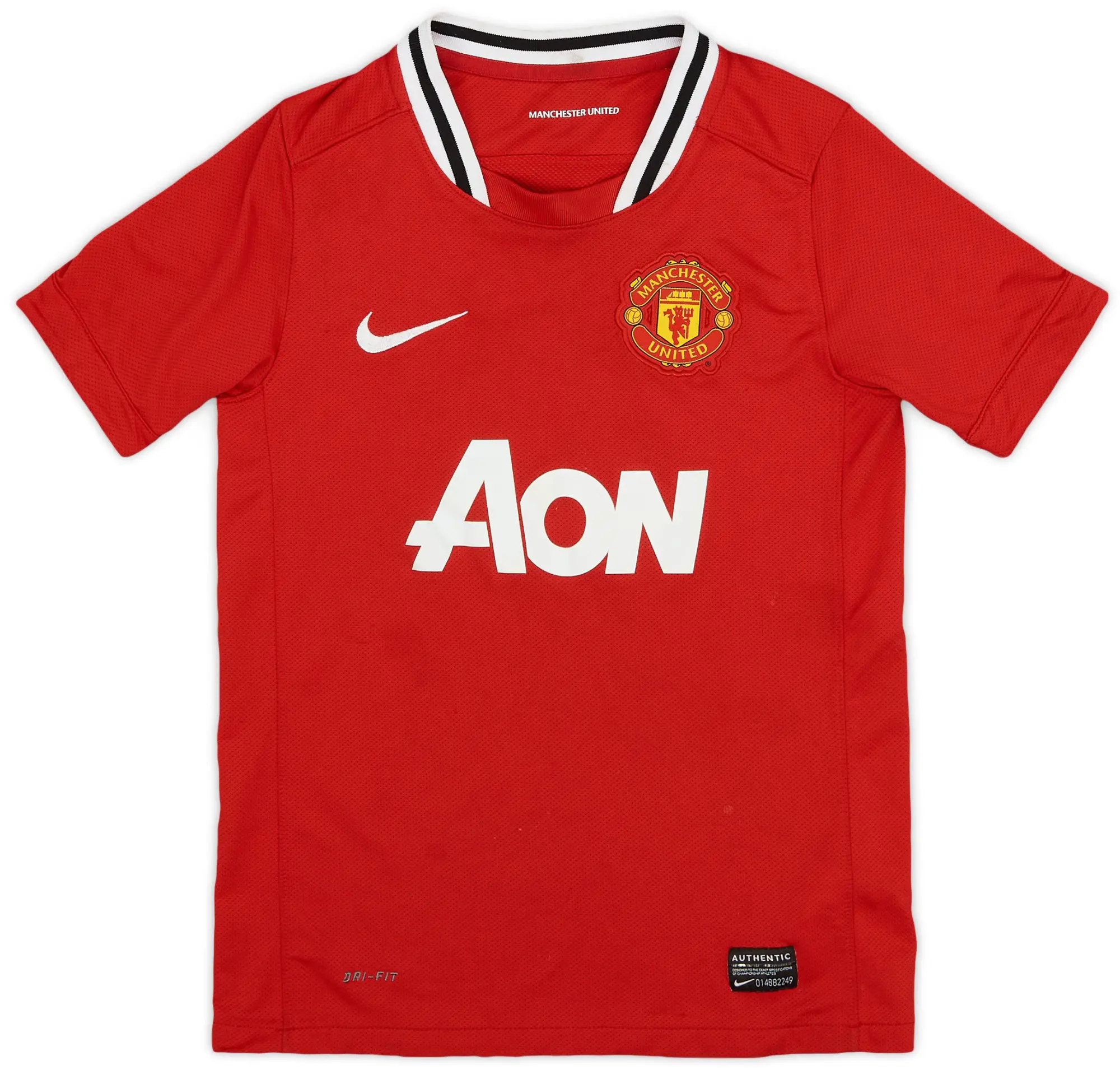 Nike 2011-12 Manchester United Home L/S Shirt Rooney #10 - 8/10 - (XXL)