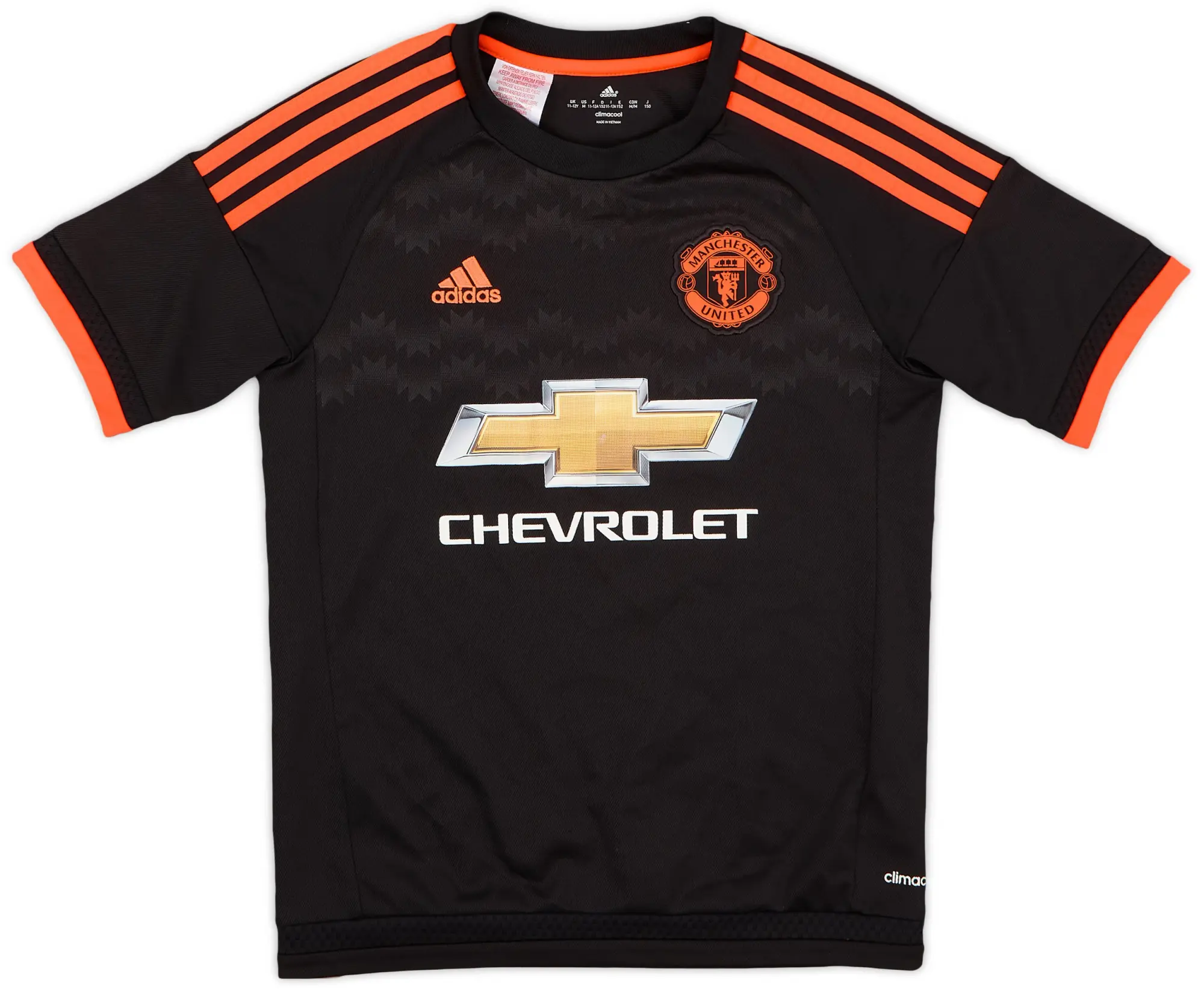 adidas 2015-16 Manchester United Third Shirt - 9/10 - (M.Boys)