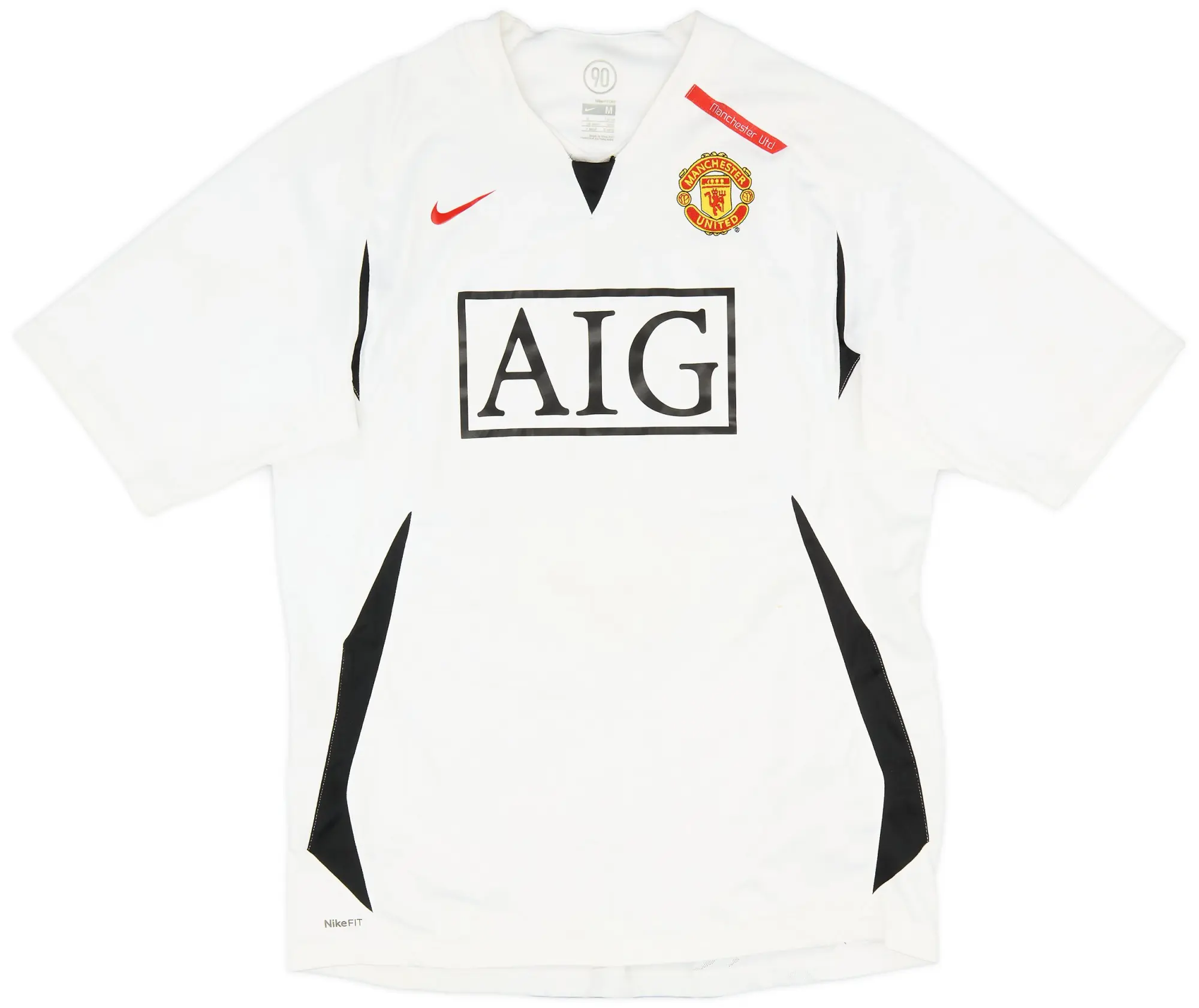 2007-08 Manchester United Nike Training Shirt - 9/10 - (L)