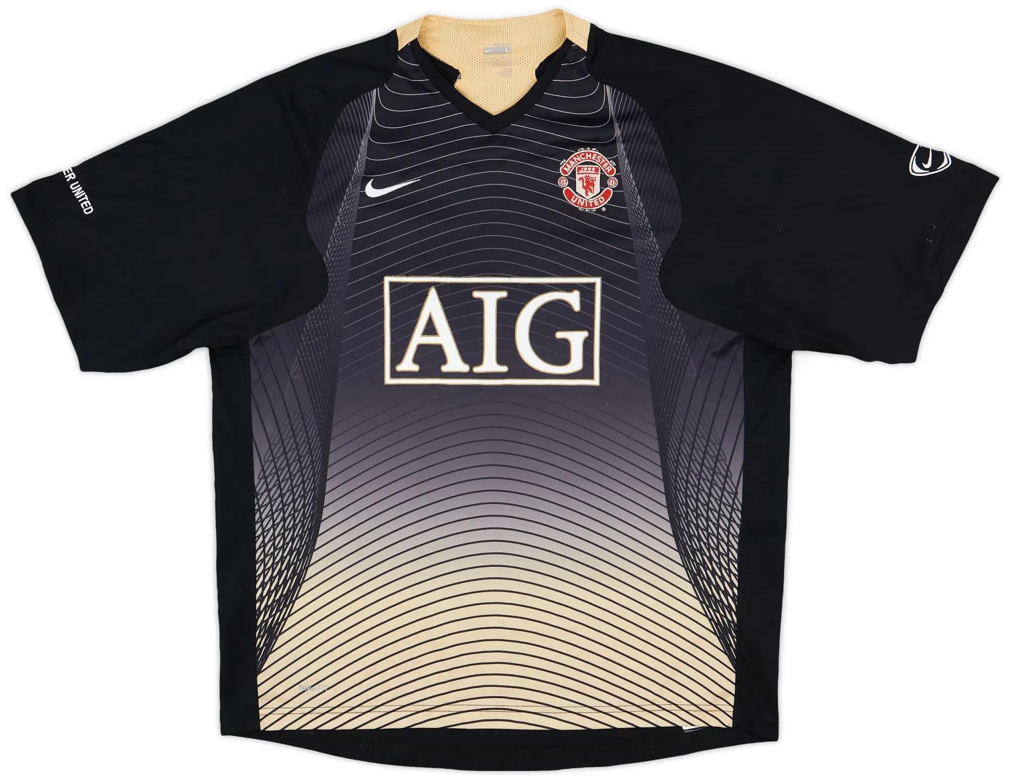 2007-08 Manchester United Nike Training Shirt - 9/10 - (L)