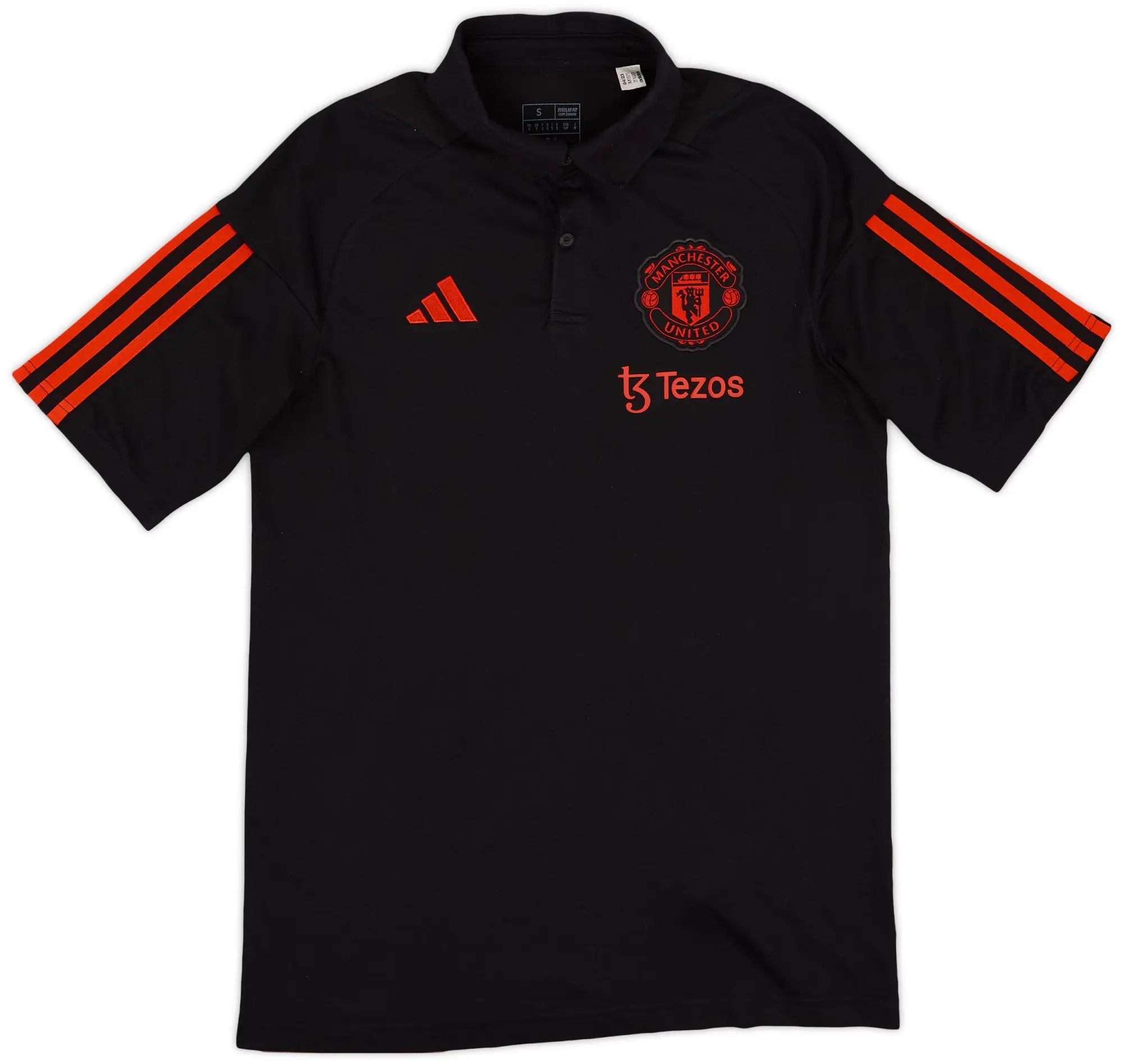 2023-24 Manchester United adidas Polo Shirt - 8/10 - (S)