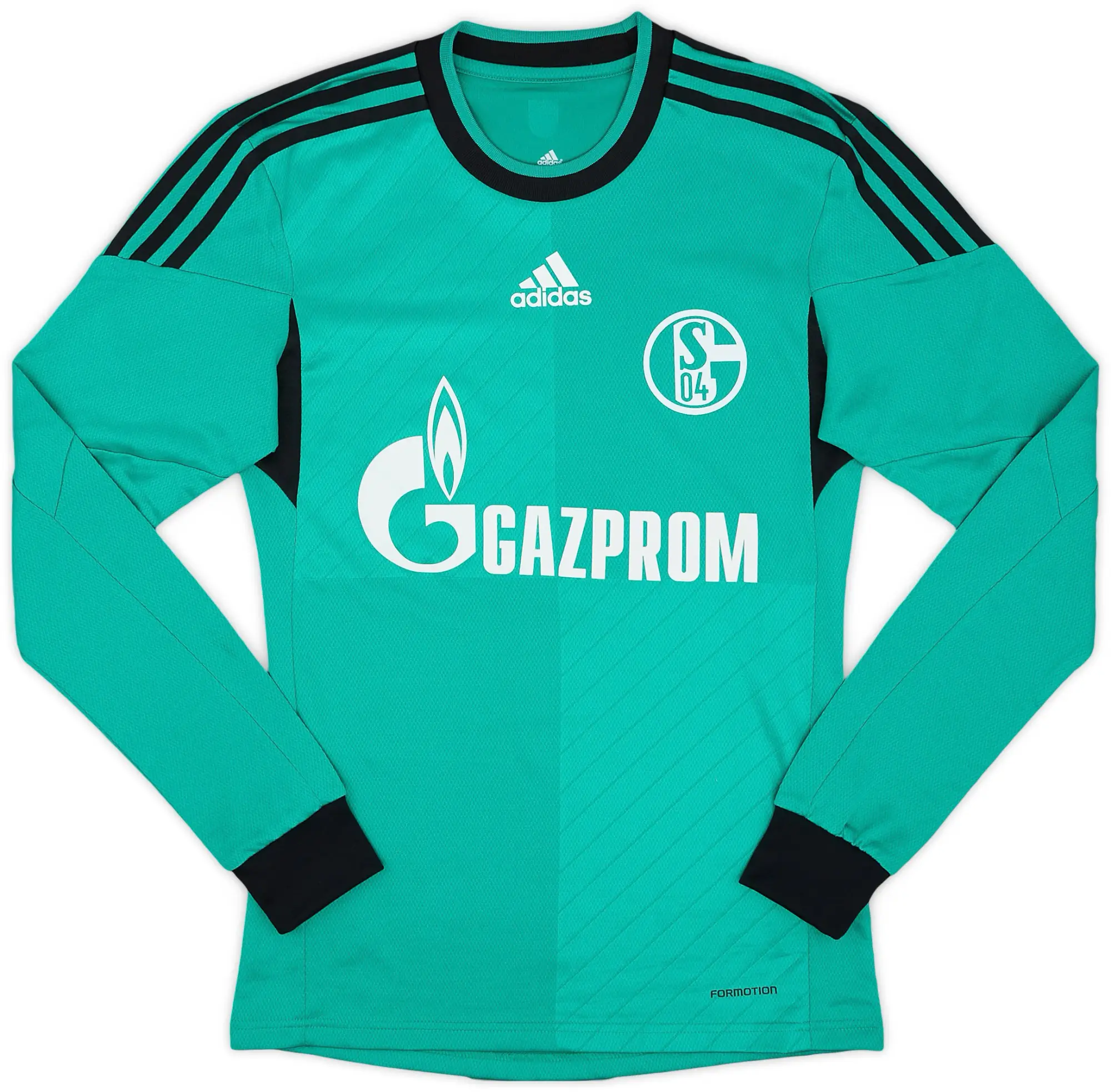 adidas 2013-15 Schalke Player Issue Third L/S Shirt - 9/10 - (S)