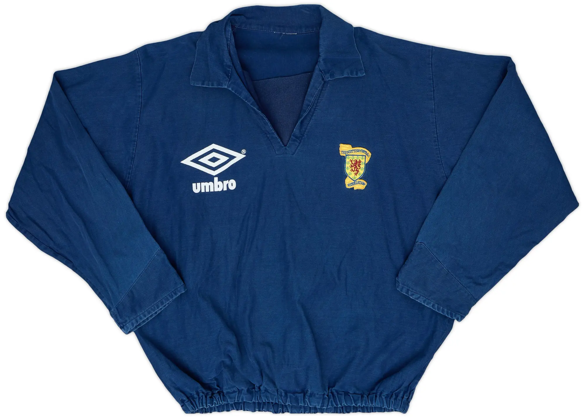 1990-92 Scotland Umbro Drill Top - 9/10 - (XL)