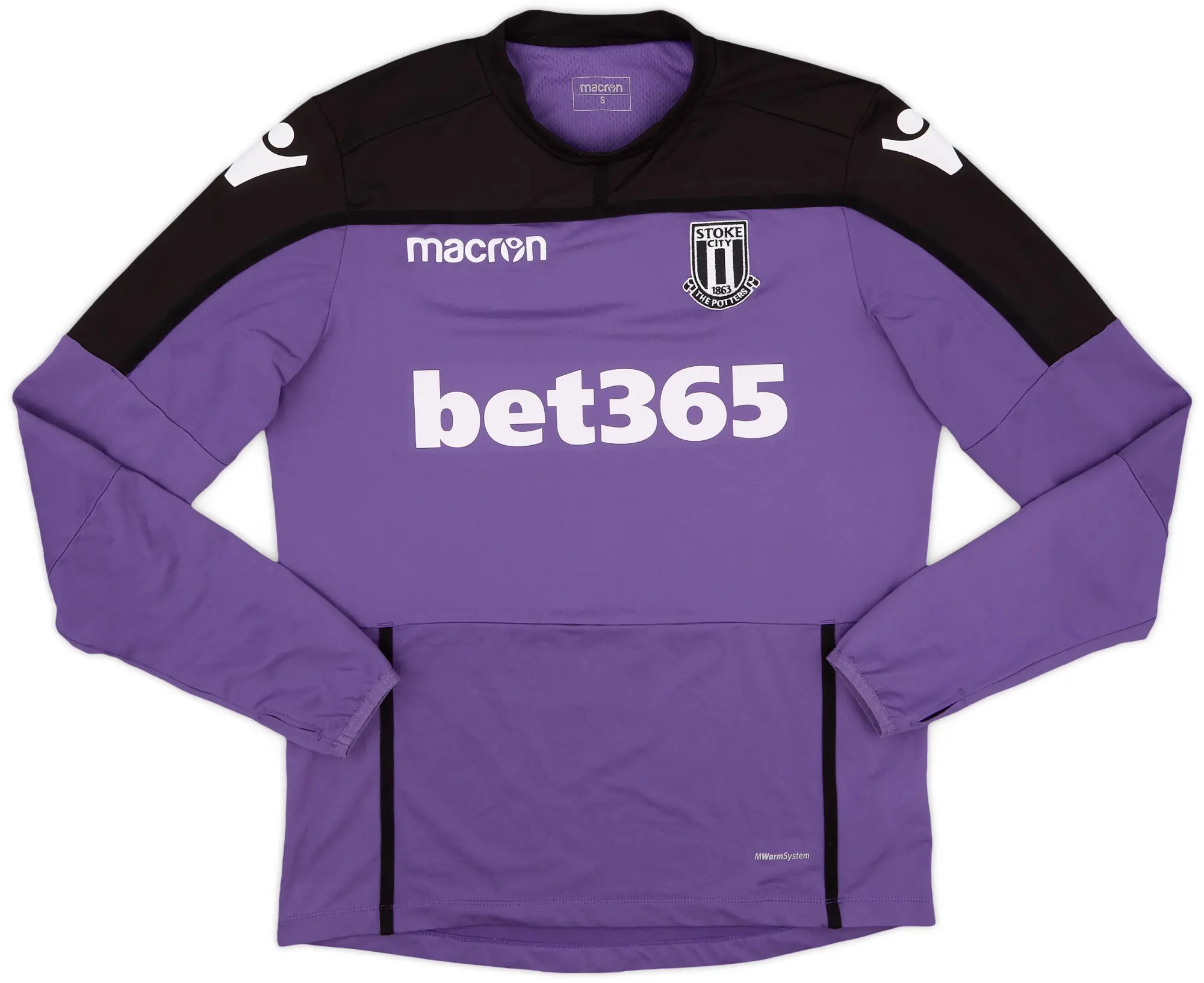 2016-17 Stoke City Macron Drill Top - 6/10 - (S)