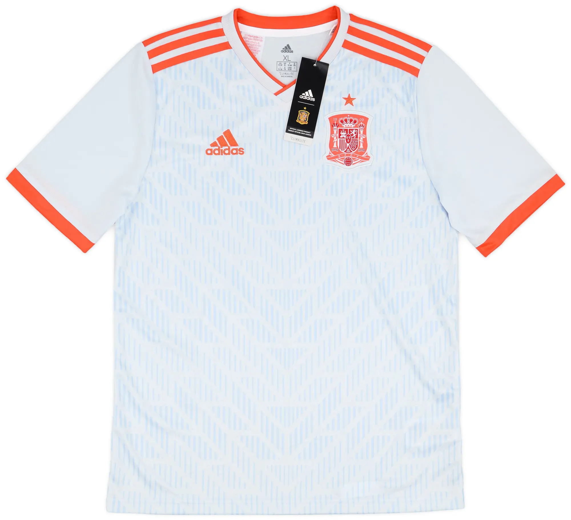 adidas 2018-19 Spain Away Shirt (XL.Boys)