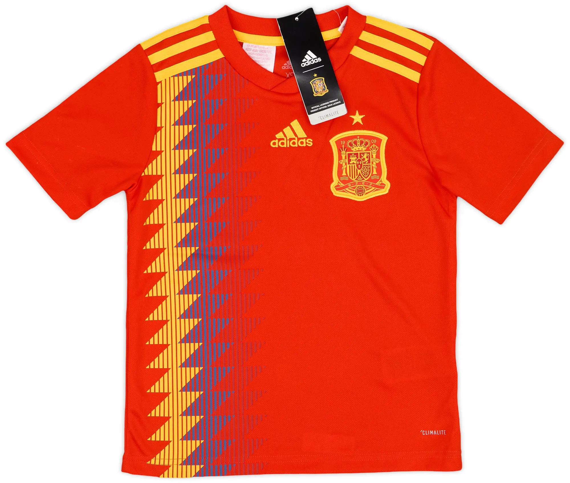 adidas 2018-19 Spain Home Shirt (7-8 Years)