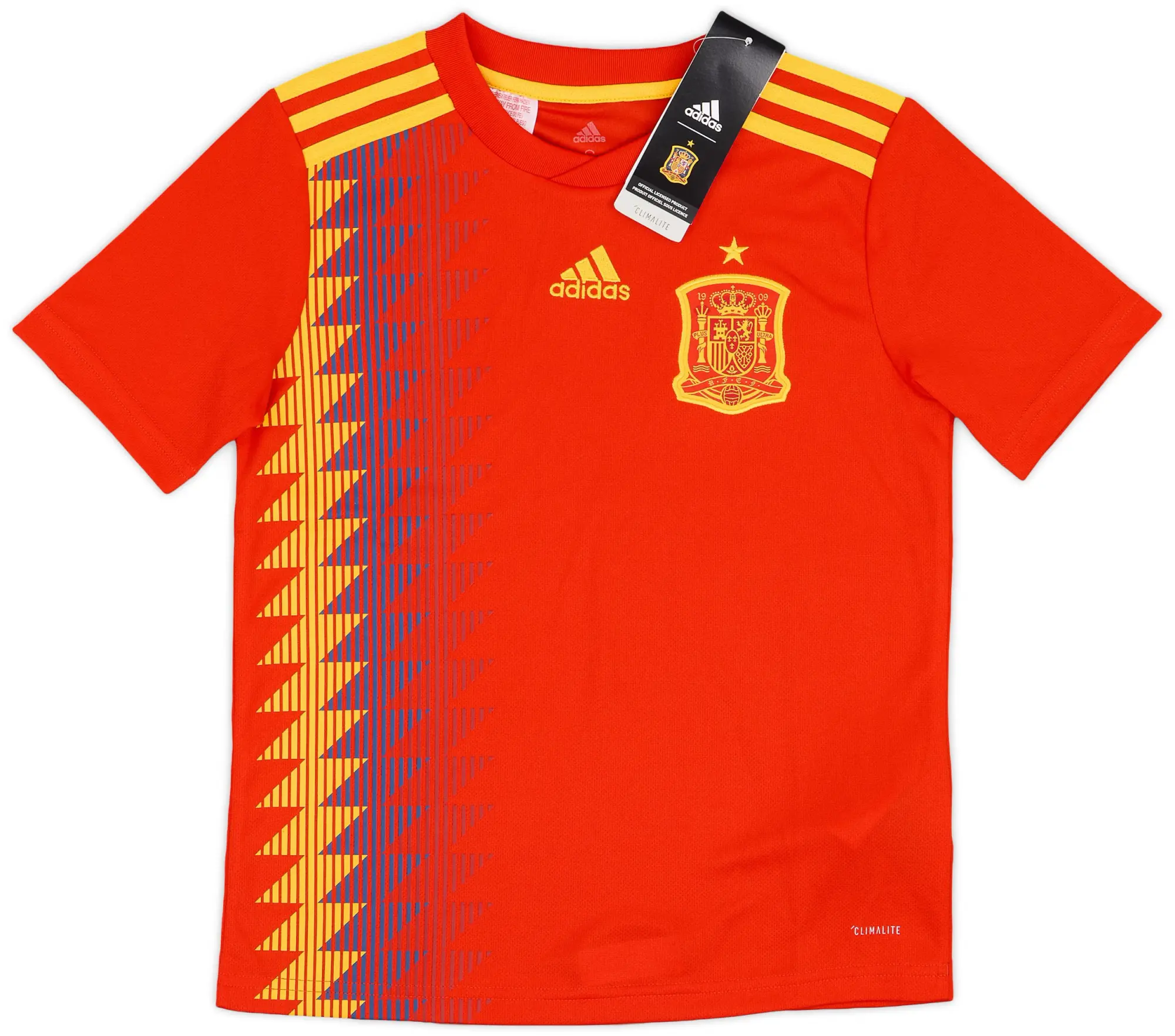 adidas 2018-19 Spain Home Shirt (S.Boys)