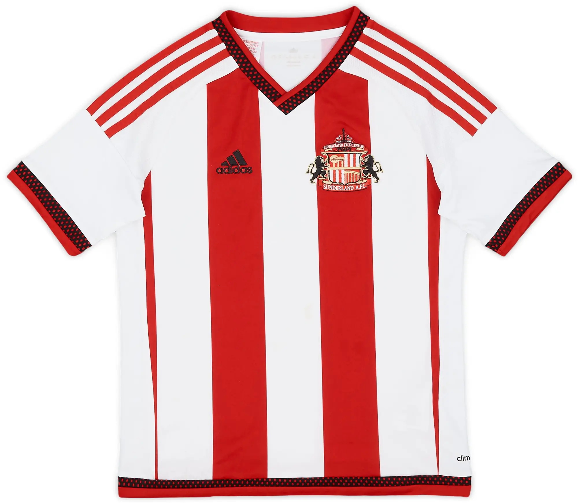 adidas 2015-16 Sunderland Home Shirt - 8/10 - (M.Boys)