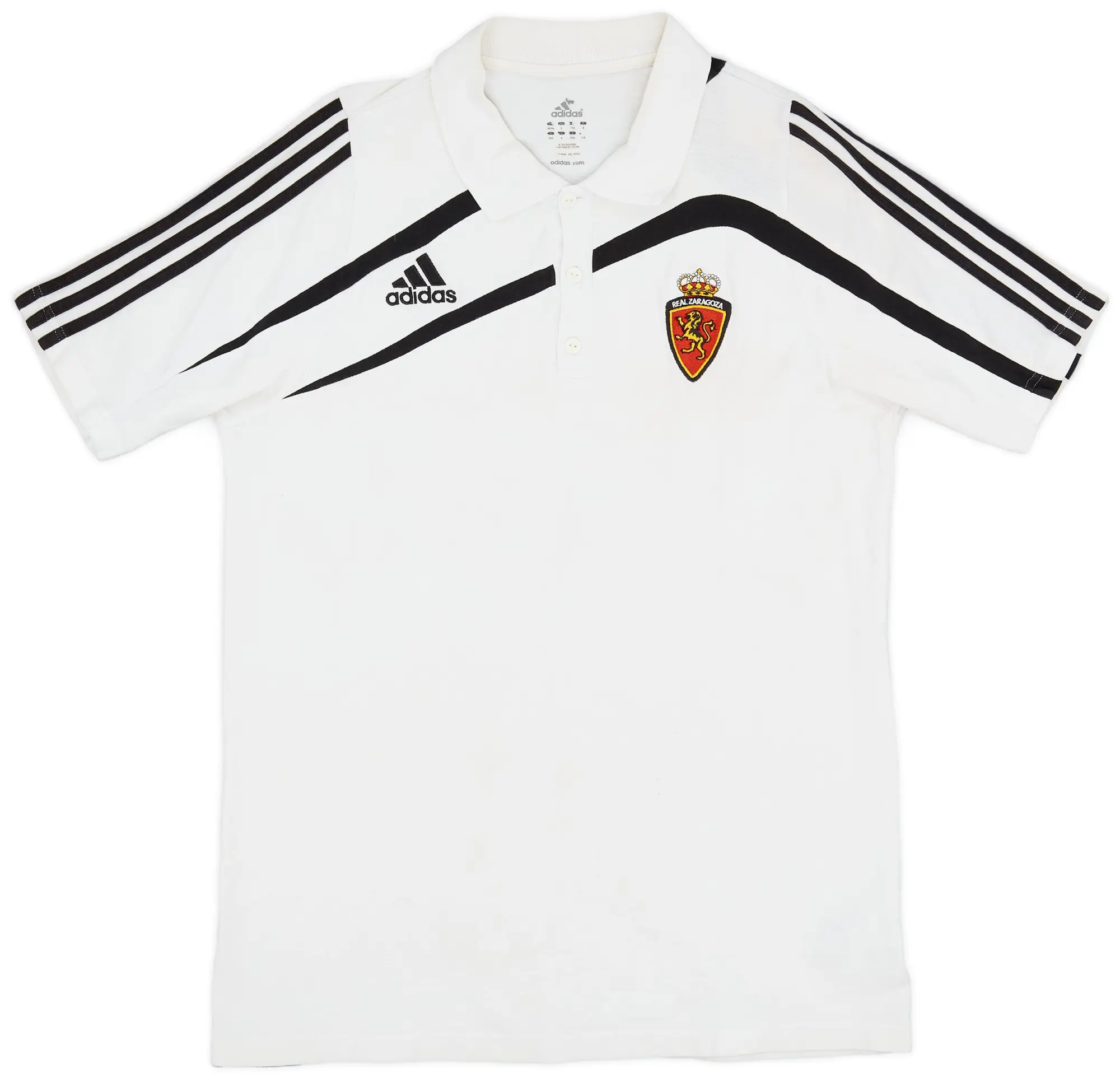 2009-10 Real Zaragoza adidas Polo Shirt - 6/10 - (L/XL)
