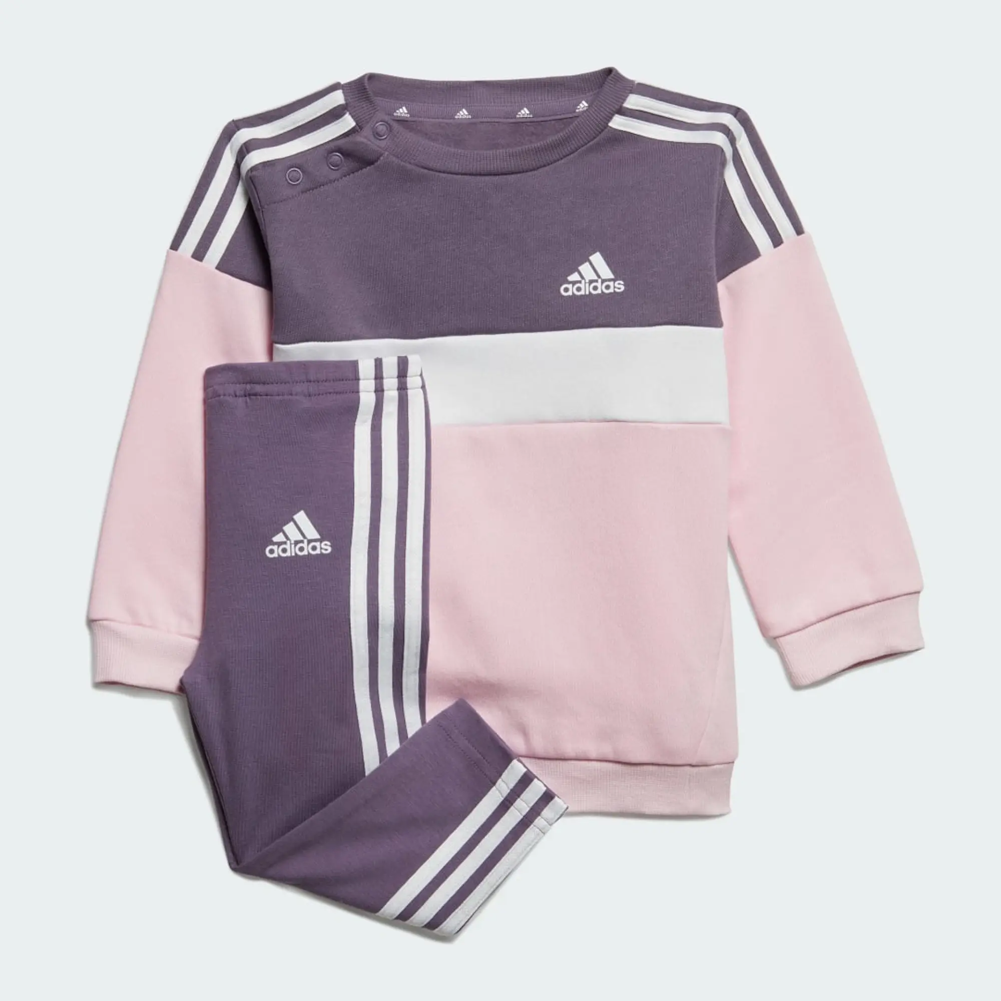 adidas Tiberio 3-Stripes Colorblock Leggings Set Kids