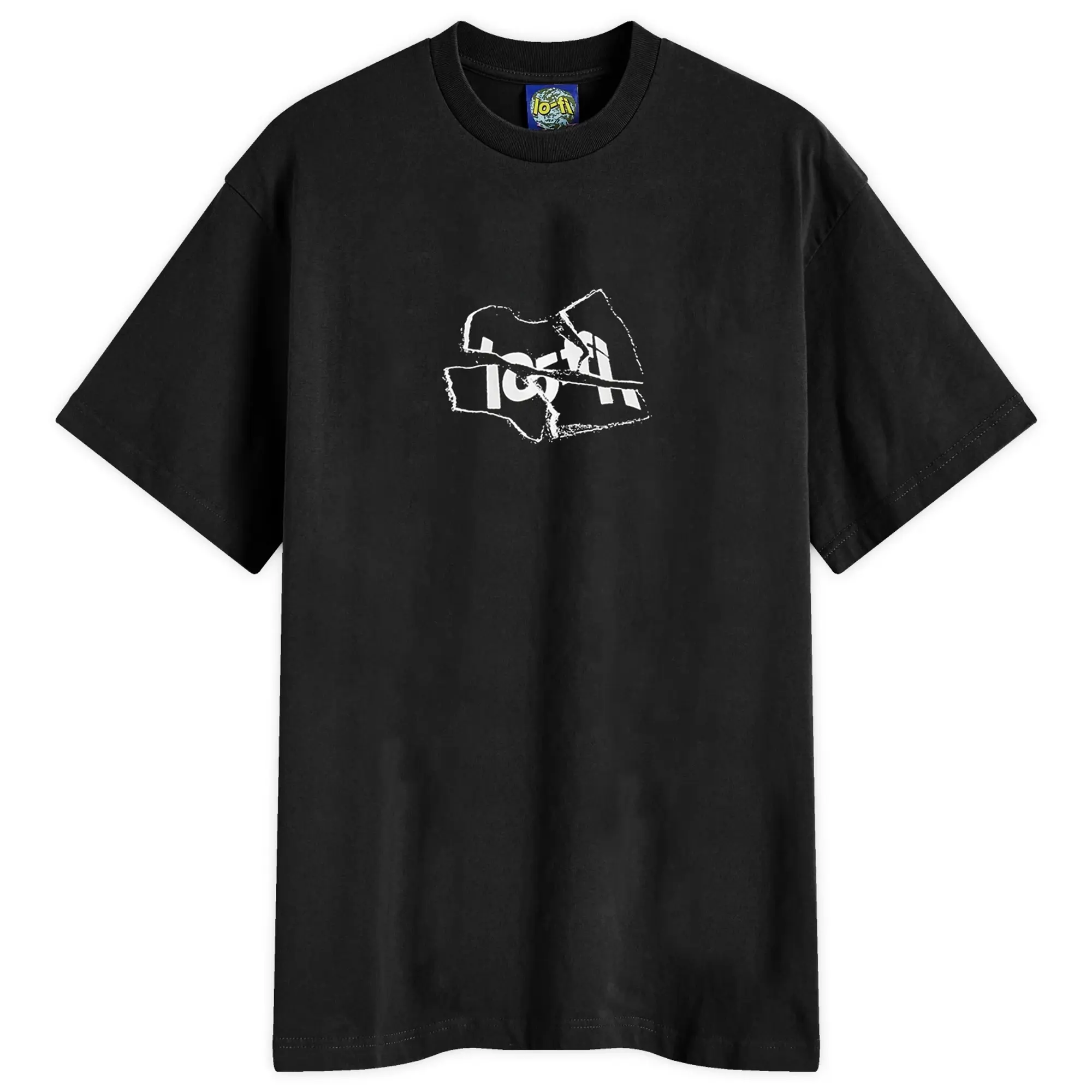 Lo-Fi Men's Broken Logo T-Shirt Black