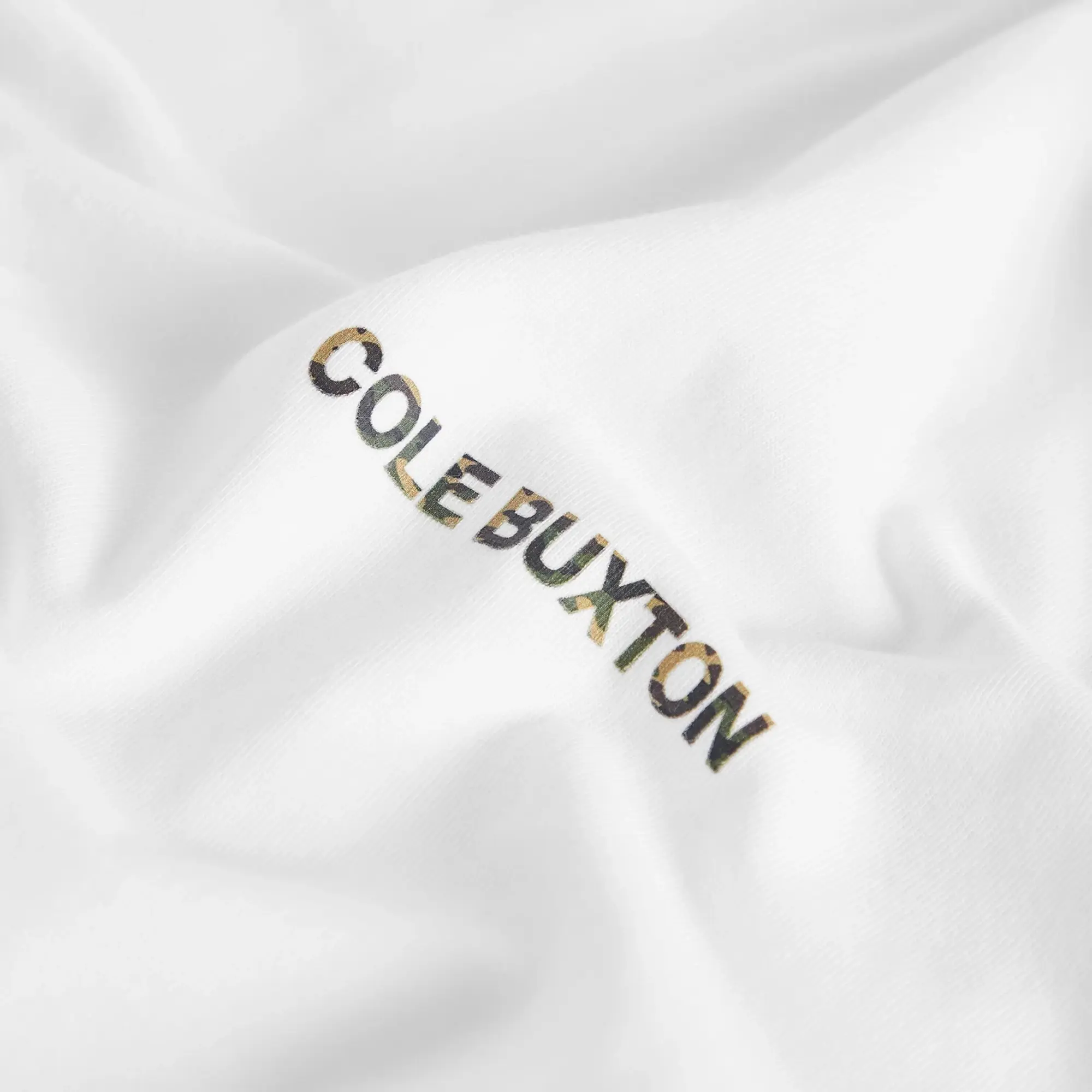 END. x Cole Buxton Camo Sportswear T-Shirt Vintage White
