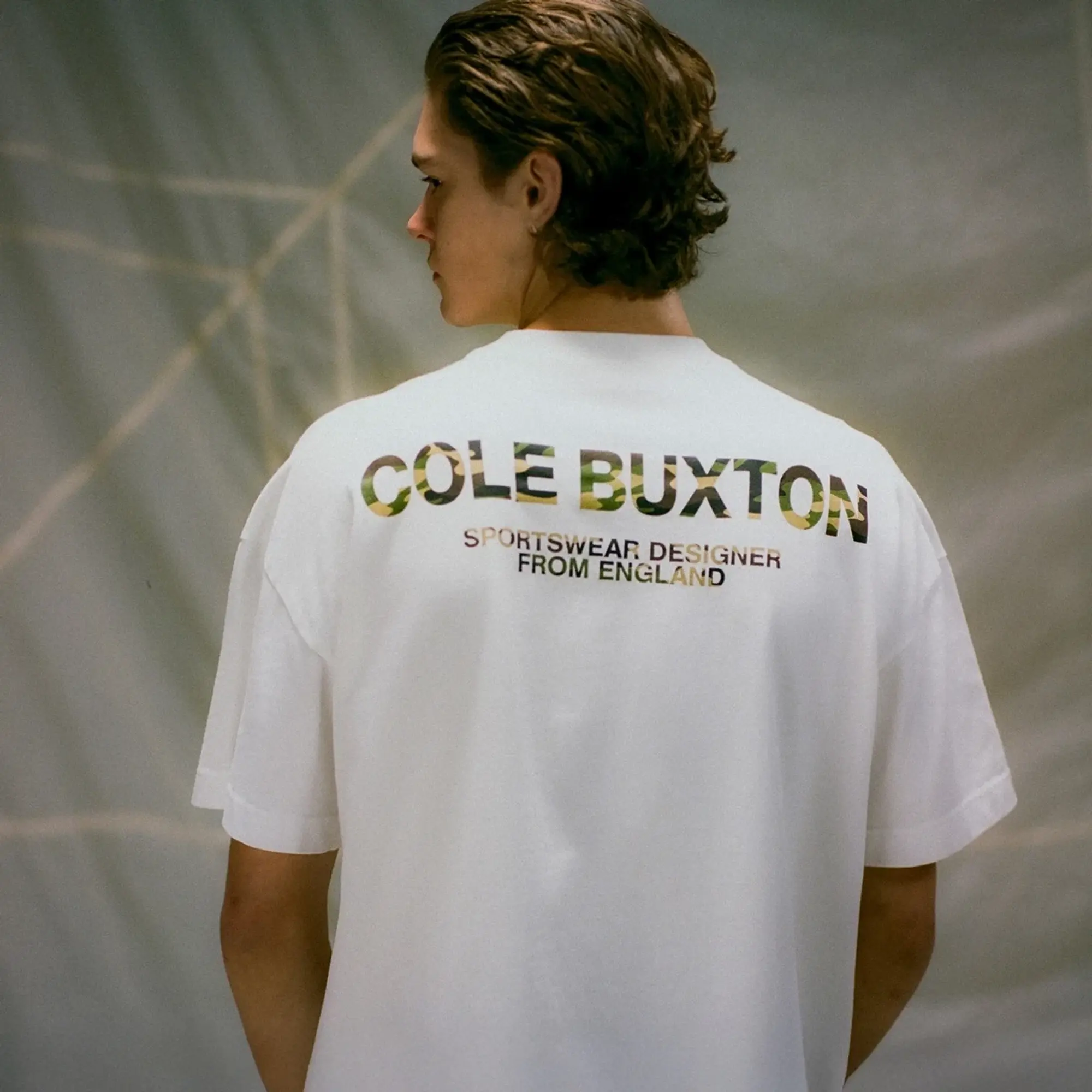 END. x Cole Buxton Camo Sportswear T-Shirt Vintage White