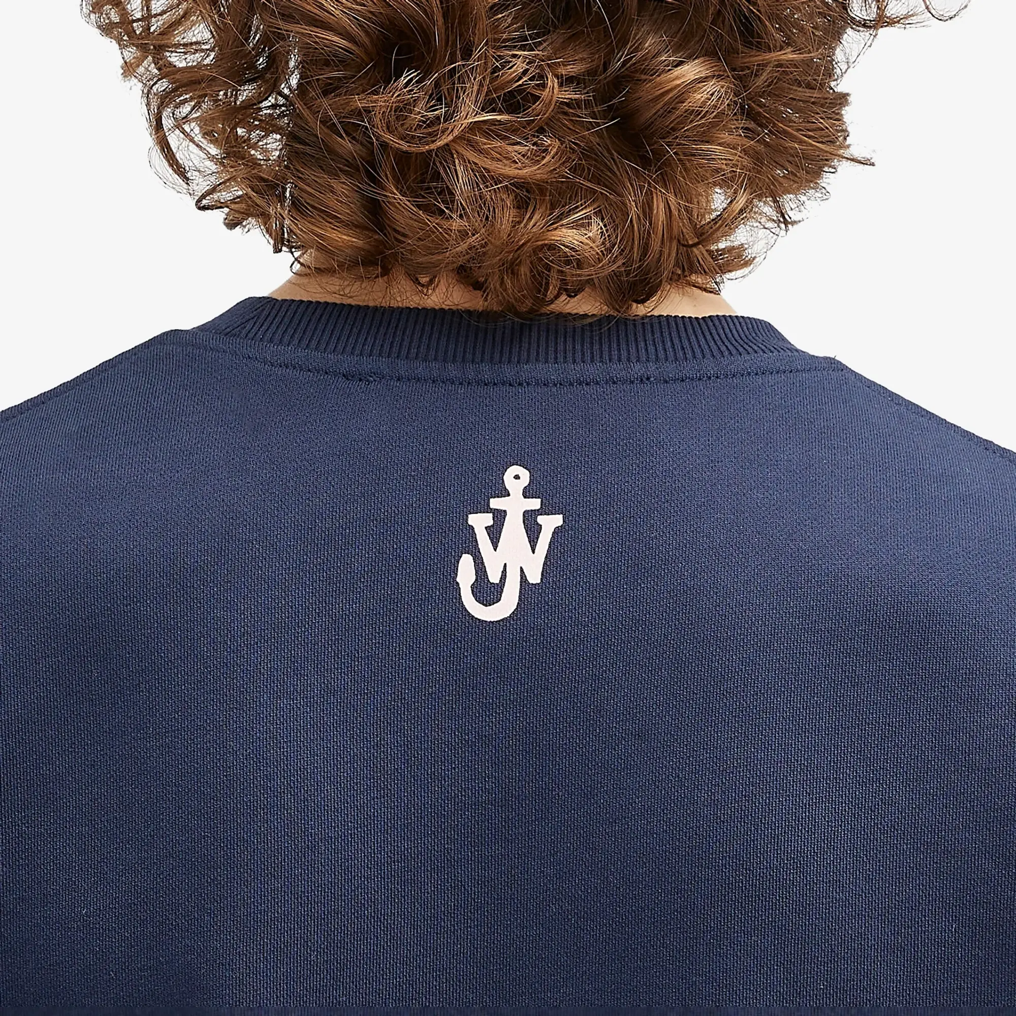 JW Anderson Men's Real Sleep Printed Sweatshirt Dark Navy