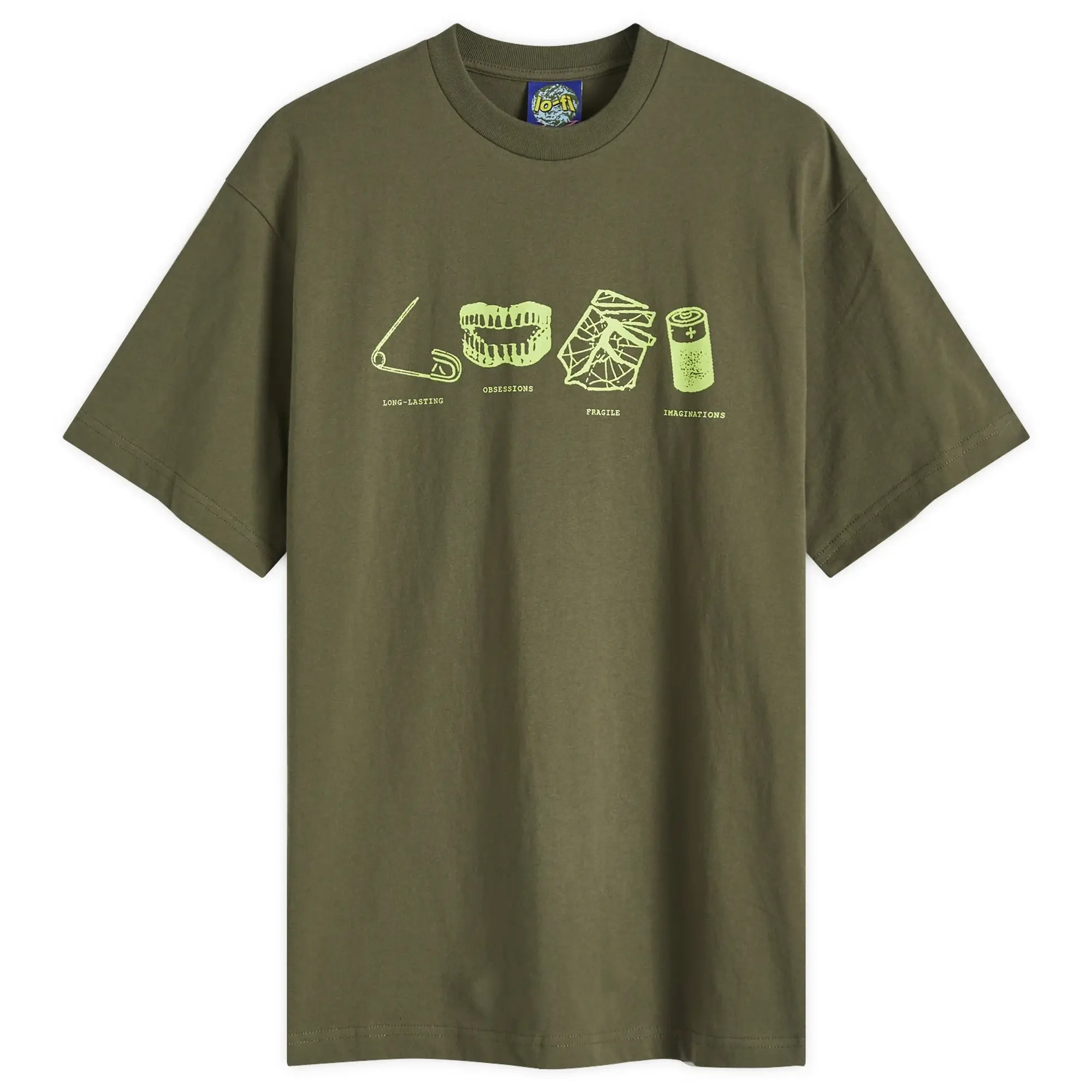 Lo-Fi Men's Inventory T-Shirt Army