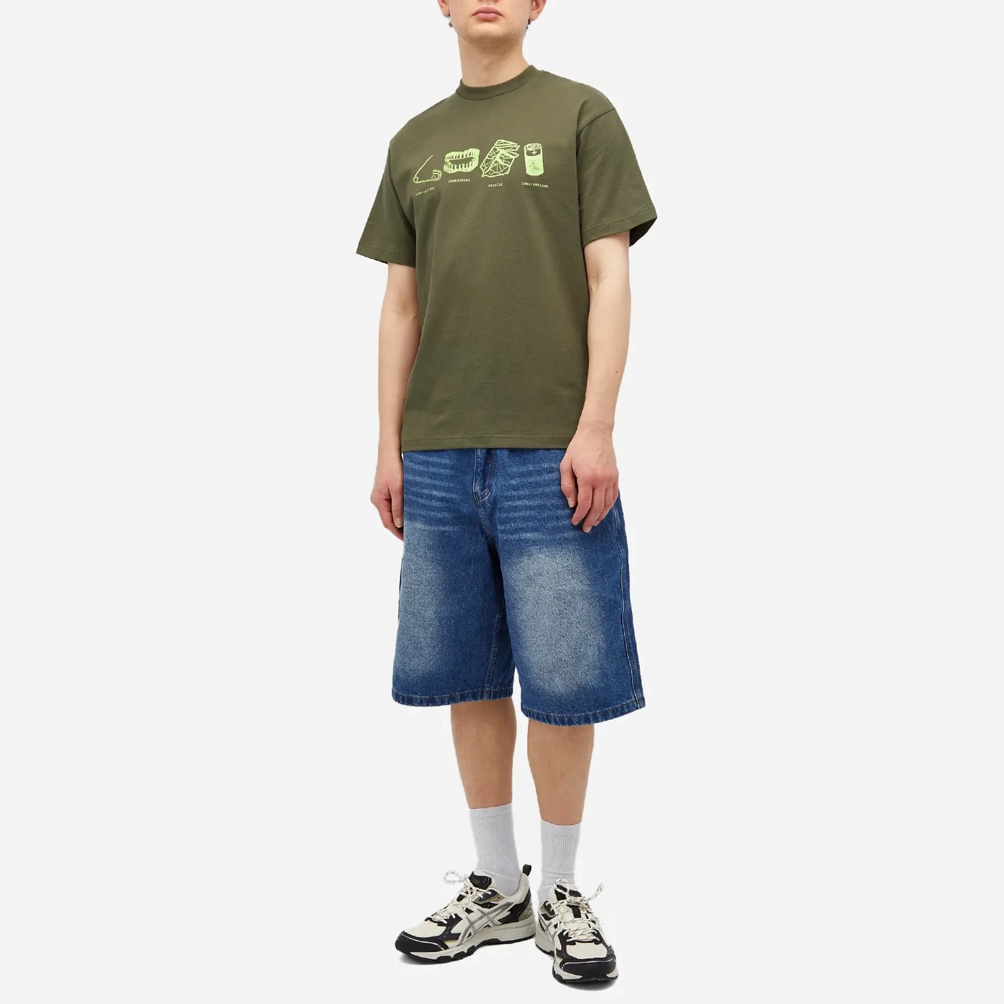 Lo-Fi Men's Inventory T-Shirt Army