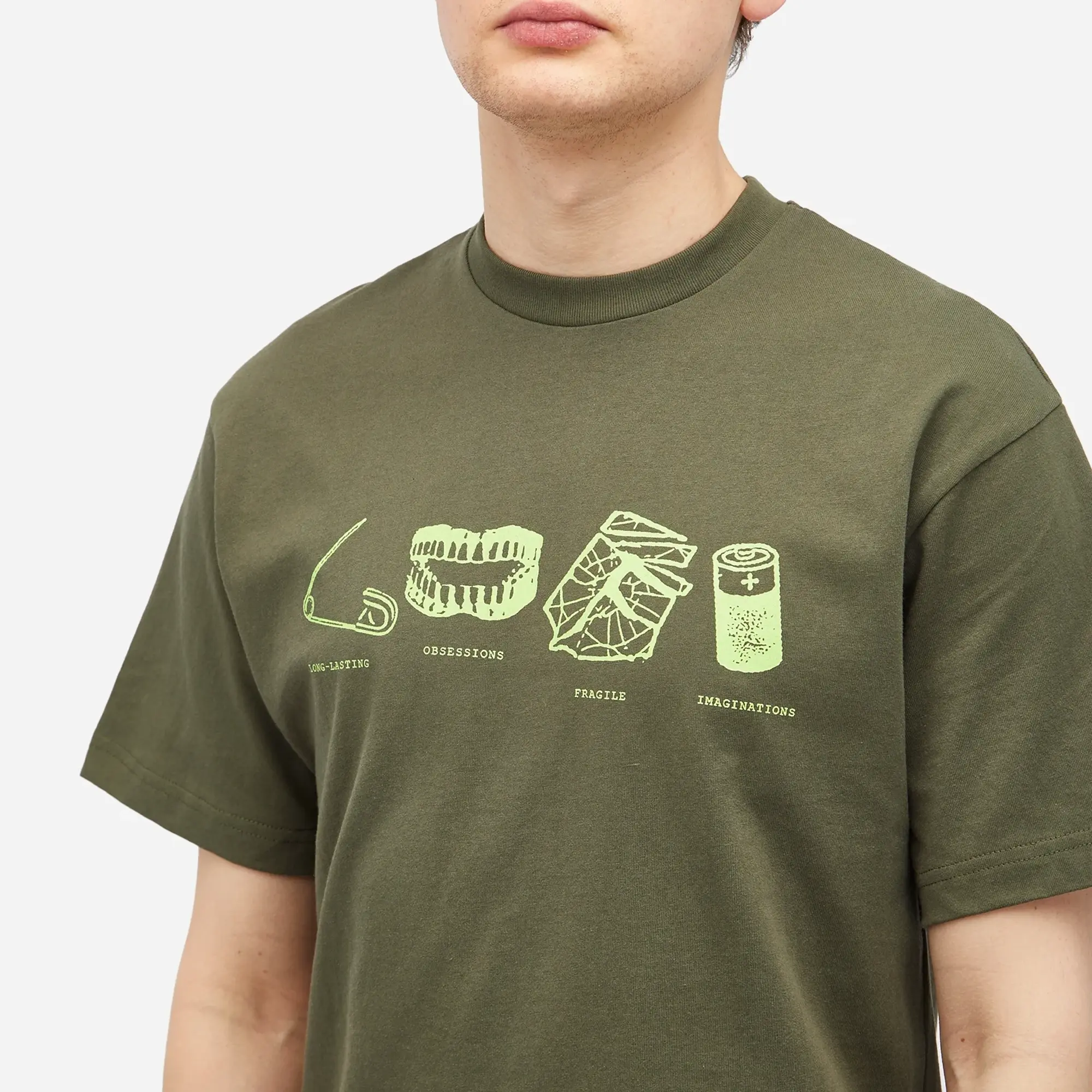 Lo-Fi Men's Inventory T-Shirt Army
