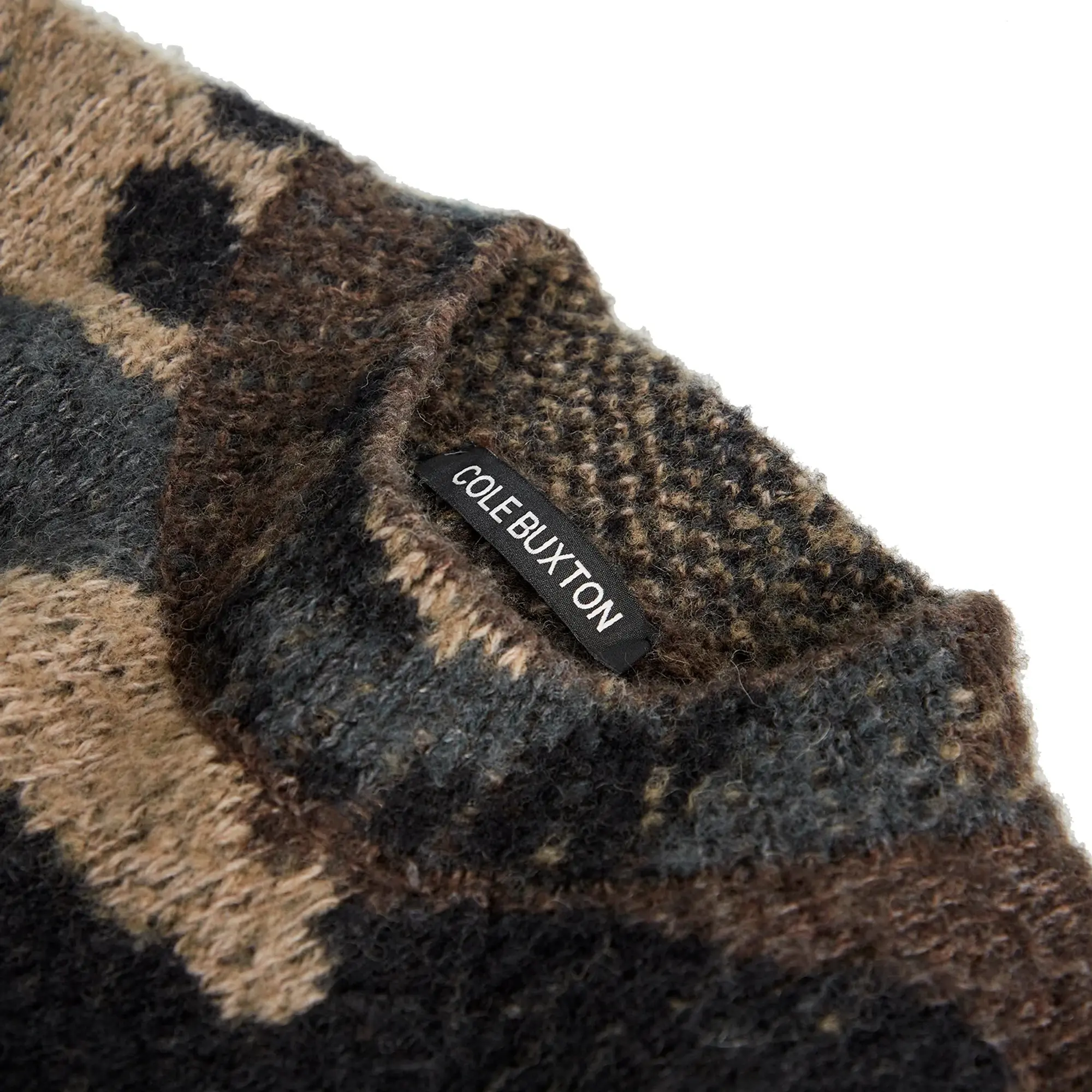 END. x Cole Buxton Cb Logo Knit Sweatshirt Camo