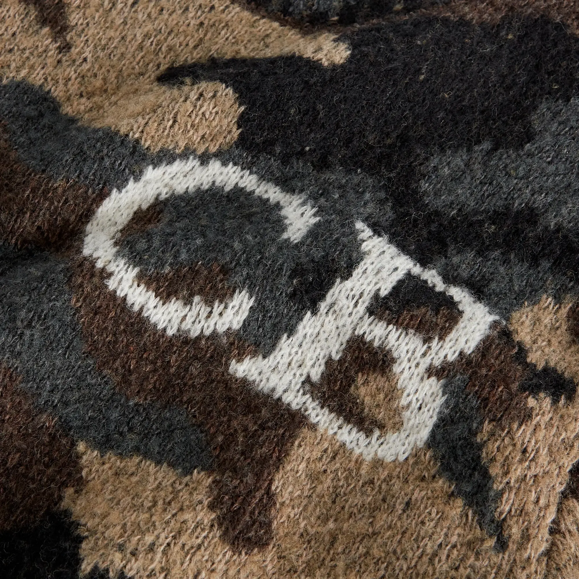 END. x Cole Buxton Cb Logo Knit Sweatshirt Camo