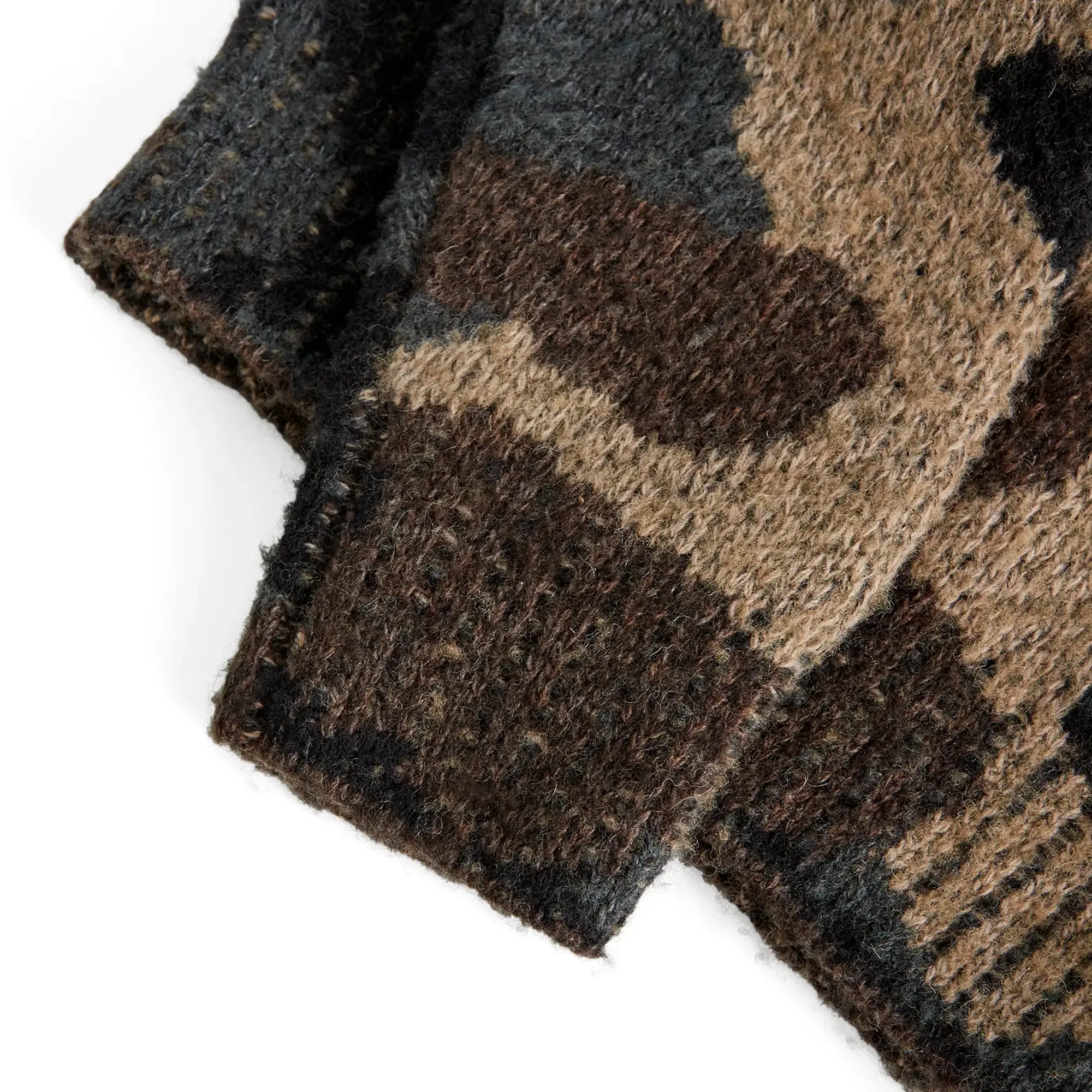 END. x Cole Buxton Cb Logo Knit Sweatshirt Camo