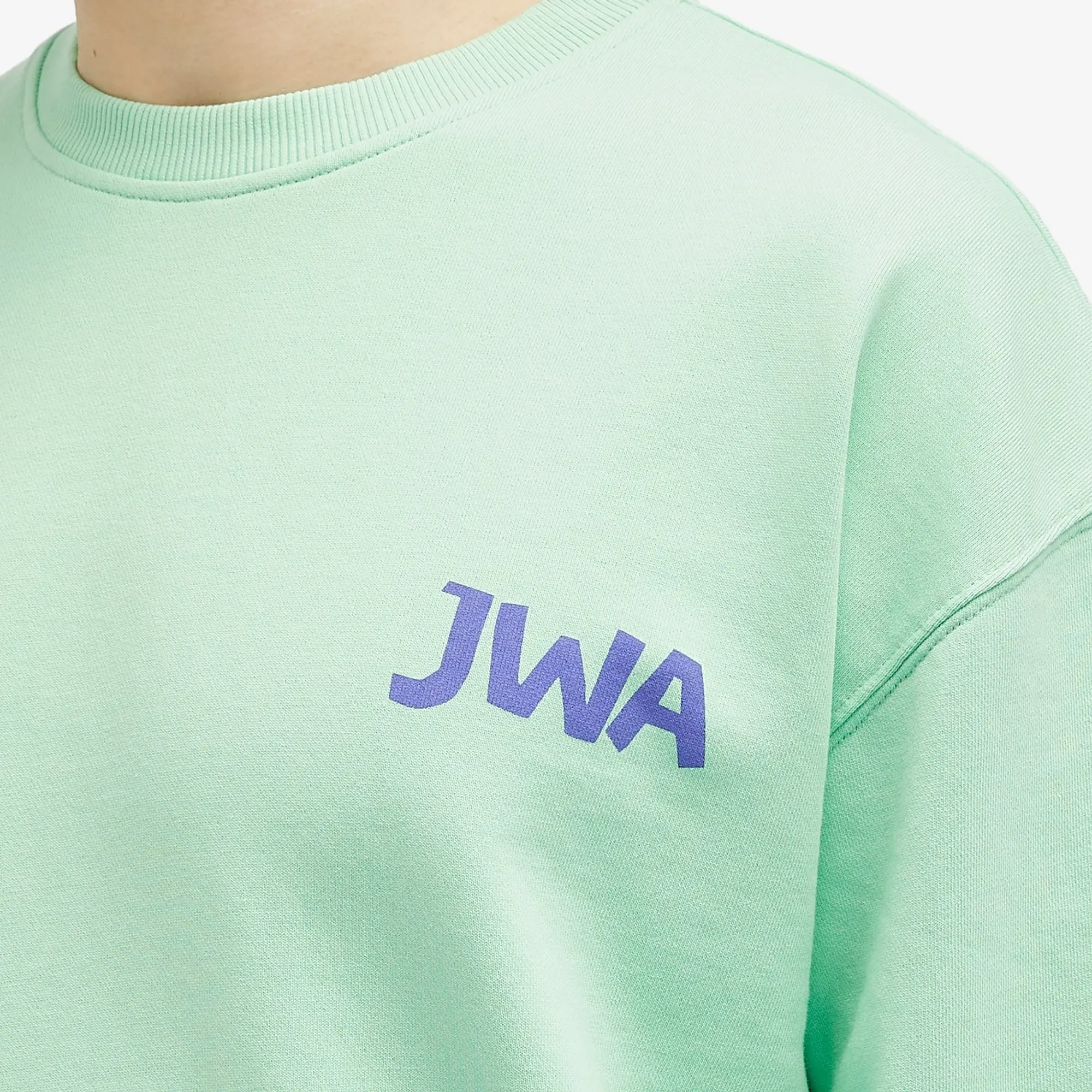 JW Anderson Men's JWA Back Print Sweatshirt Spearmint