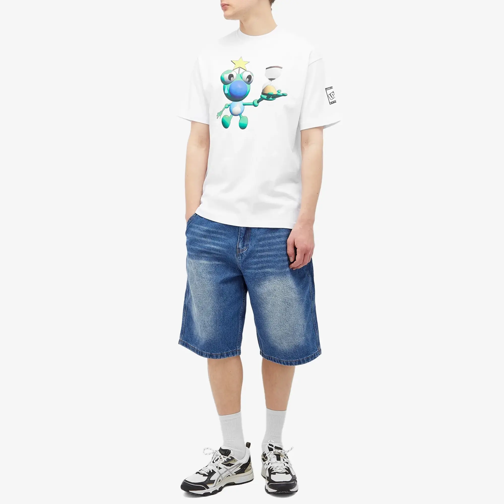 Lo-Fi Men's Countdown T-Shirt White