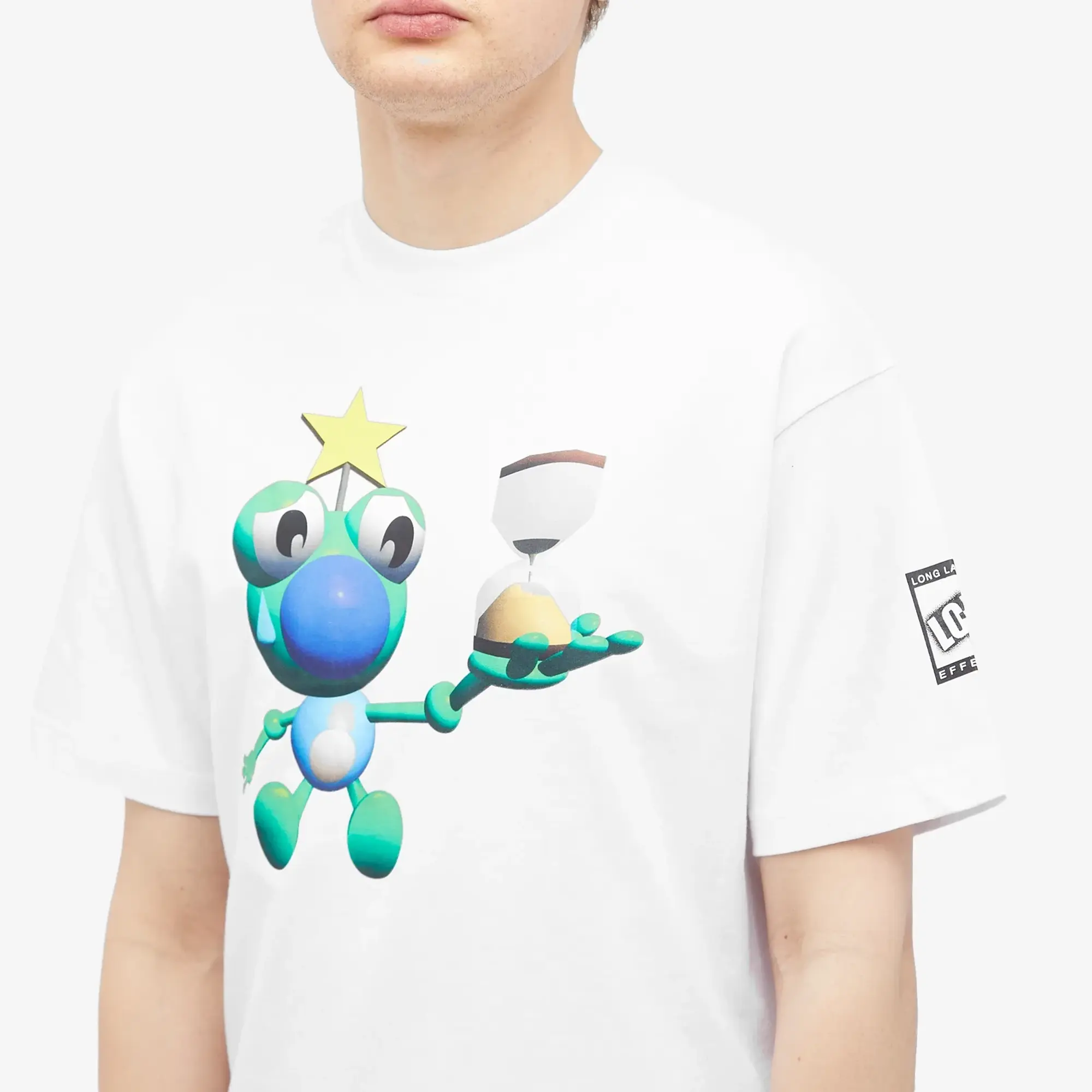 Lo-Fi Men's Countdown T-Shirt White