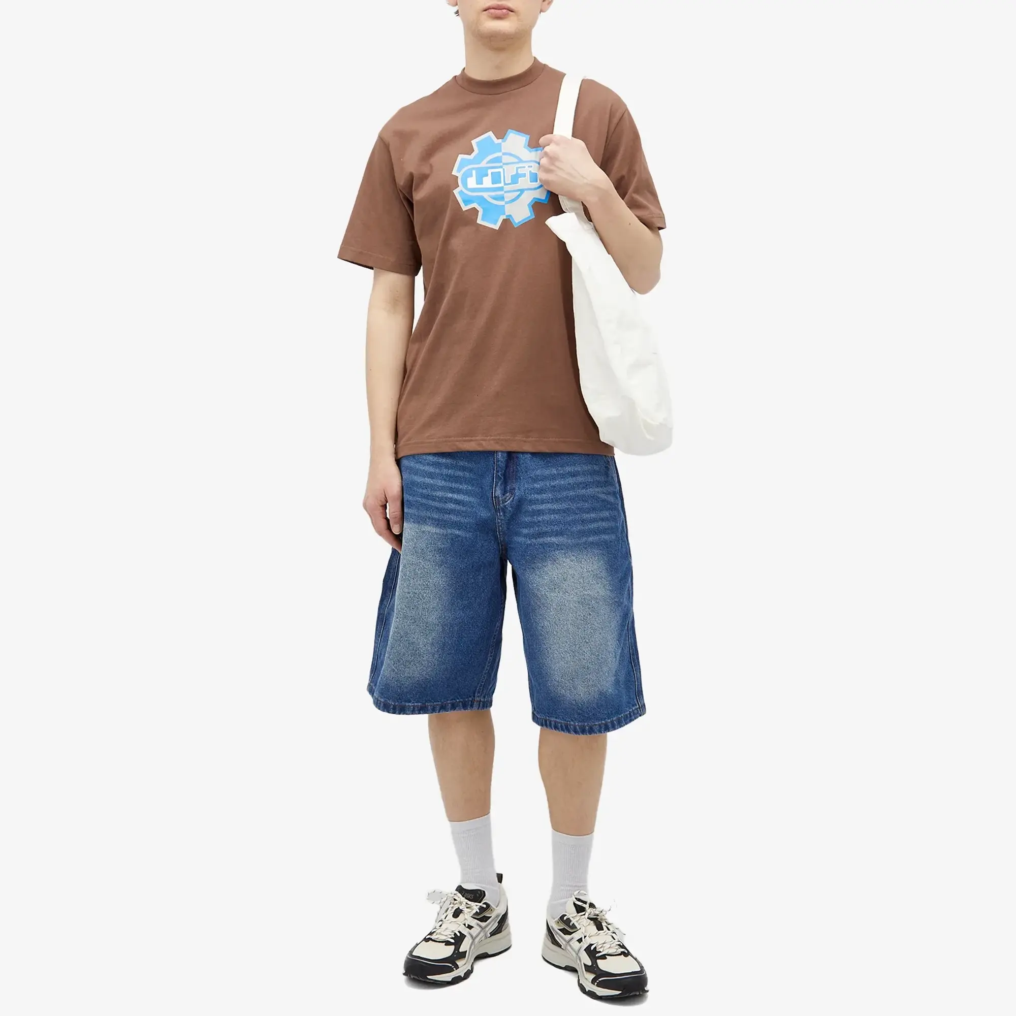 Lo-Fi Men's Gear T-Shirt Brown