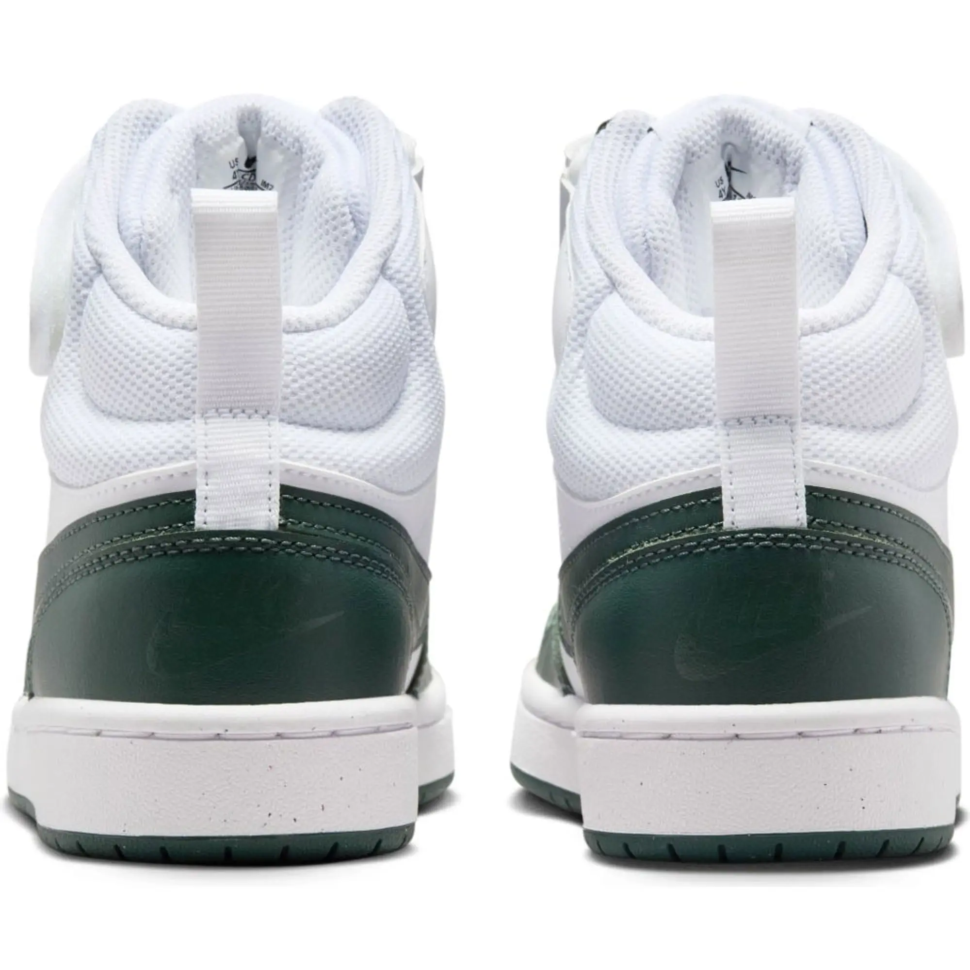 Nike Court Borough Mid 2 Youth in White & Green