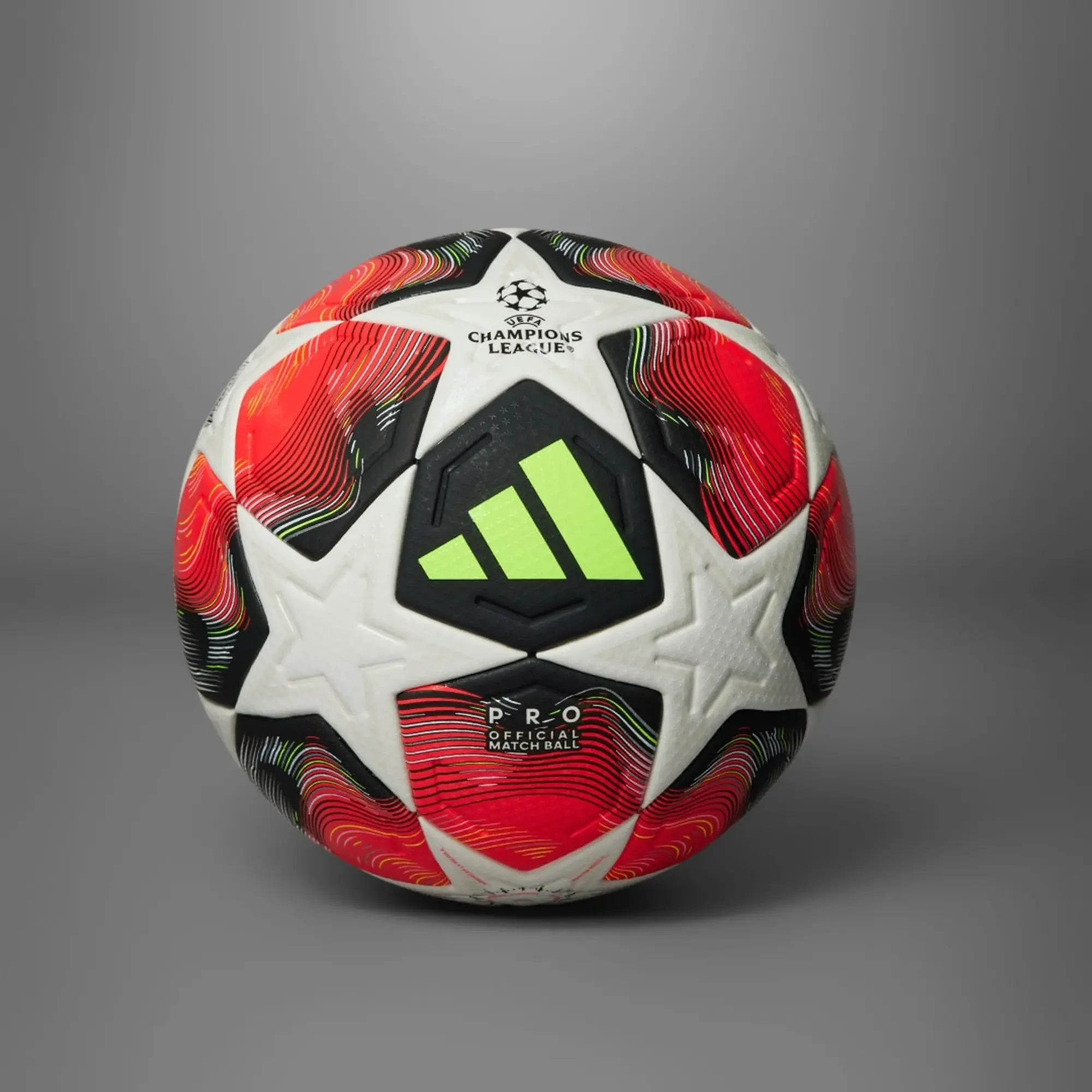 Adidas Football Pro Champions League 3. 2024/25 Match Ball - ['White', 'Red']