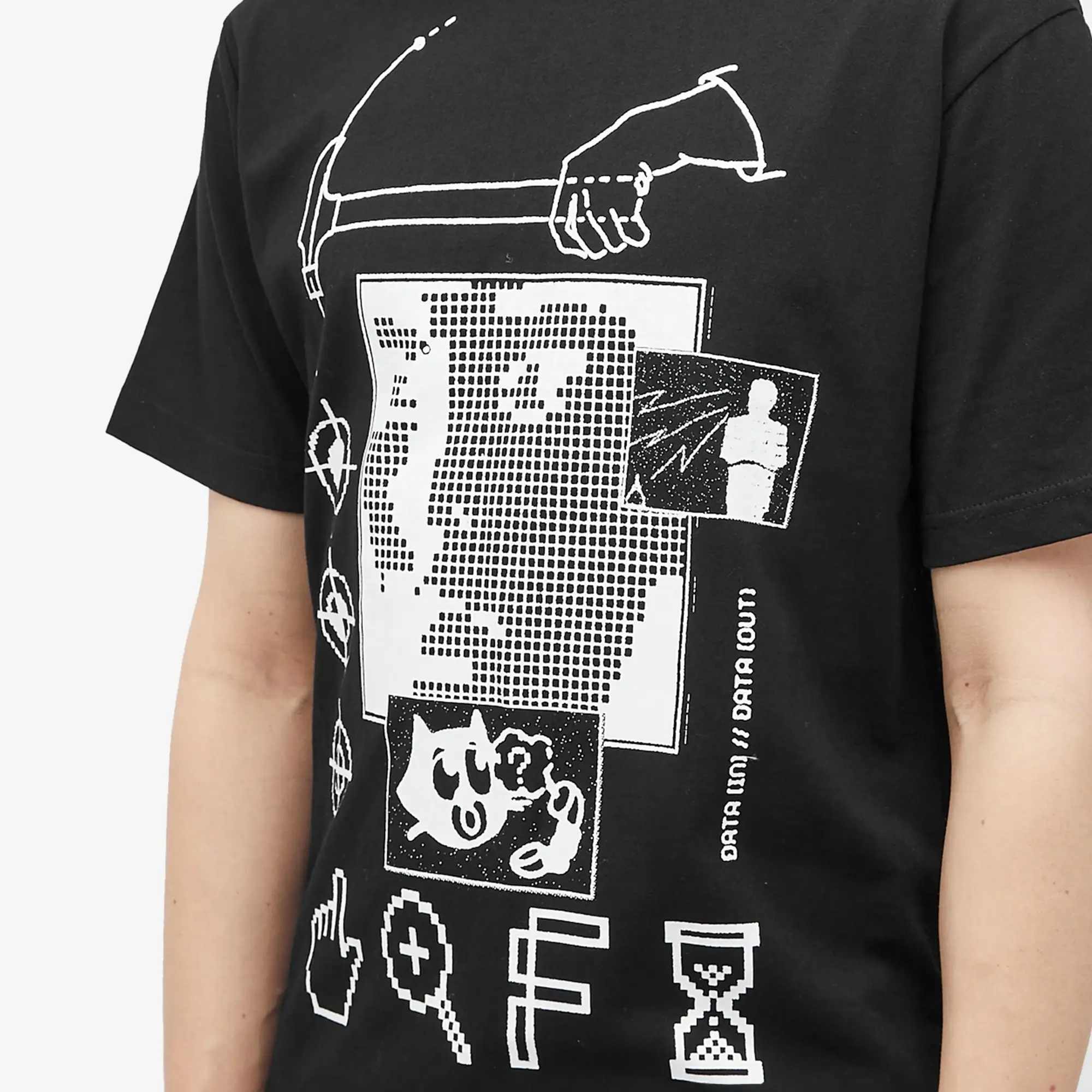 Lo-Fi Men's Data T-Shirt Black