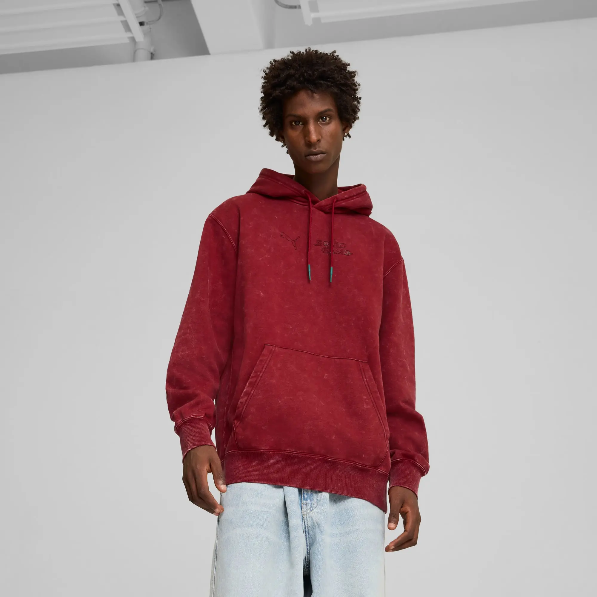 Sweatshirt Puma X Squid Game Graphic Hoodie Intense Red Xl