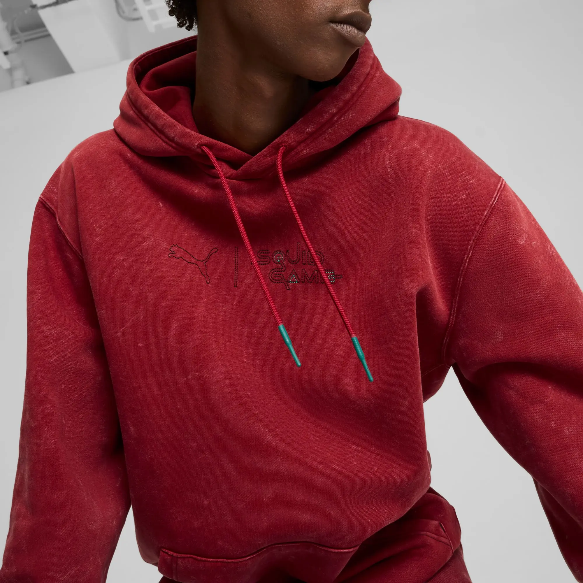 Sweatshirt Puma X Squid Game Graphic Hoodie Intense Red Xl