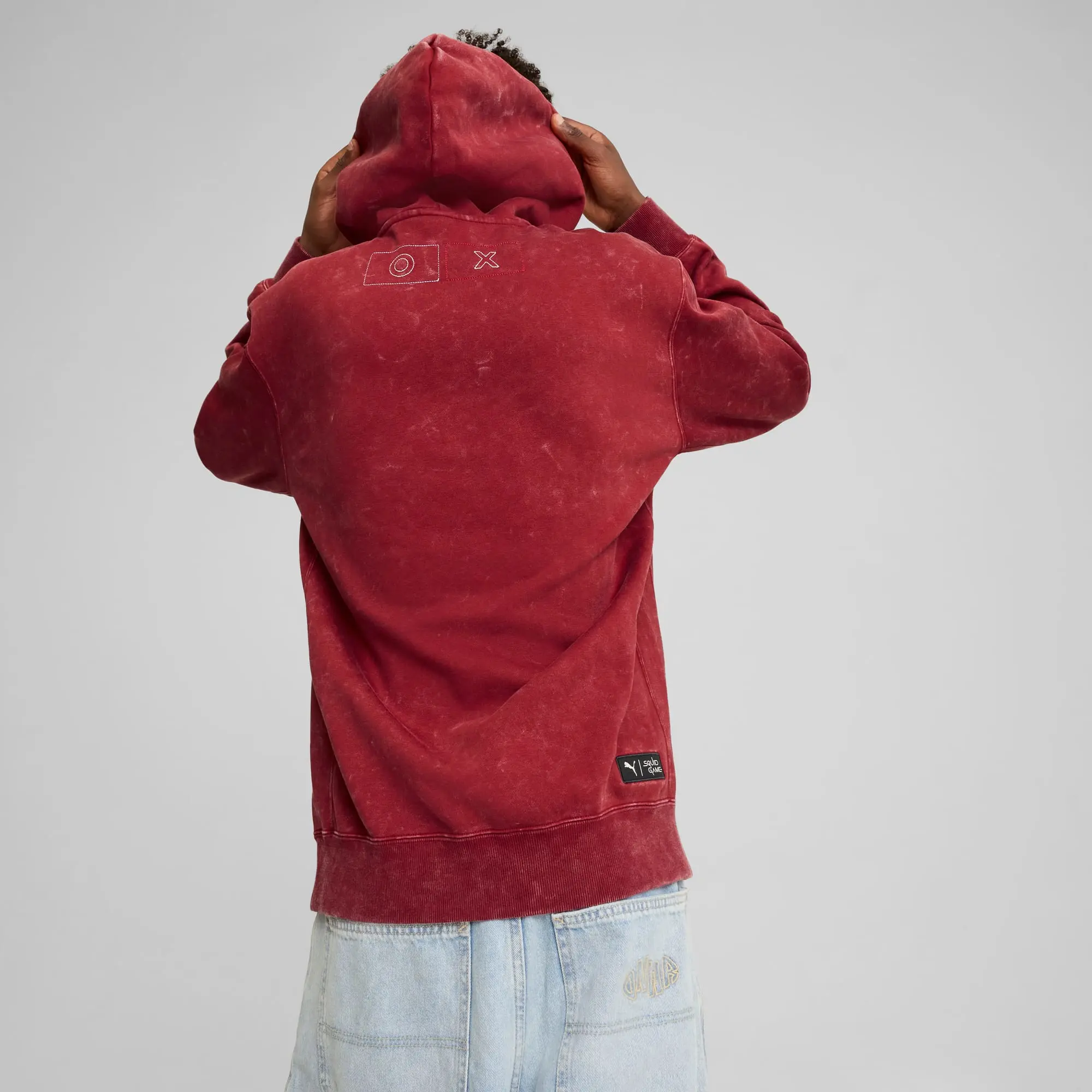 Sweatshirt Puma X Squid Game Graphic Hoodie Intense Red Xl