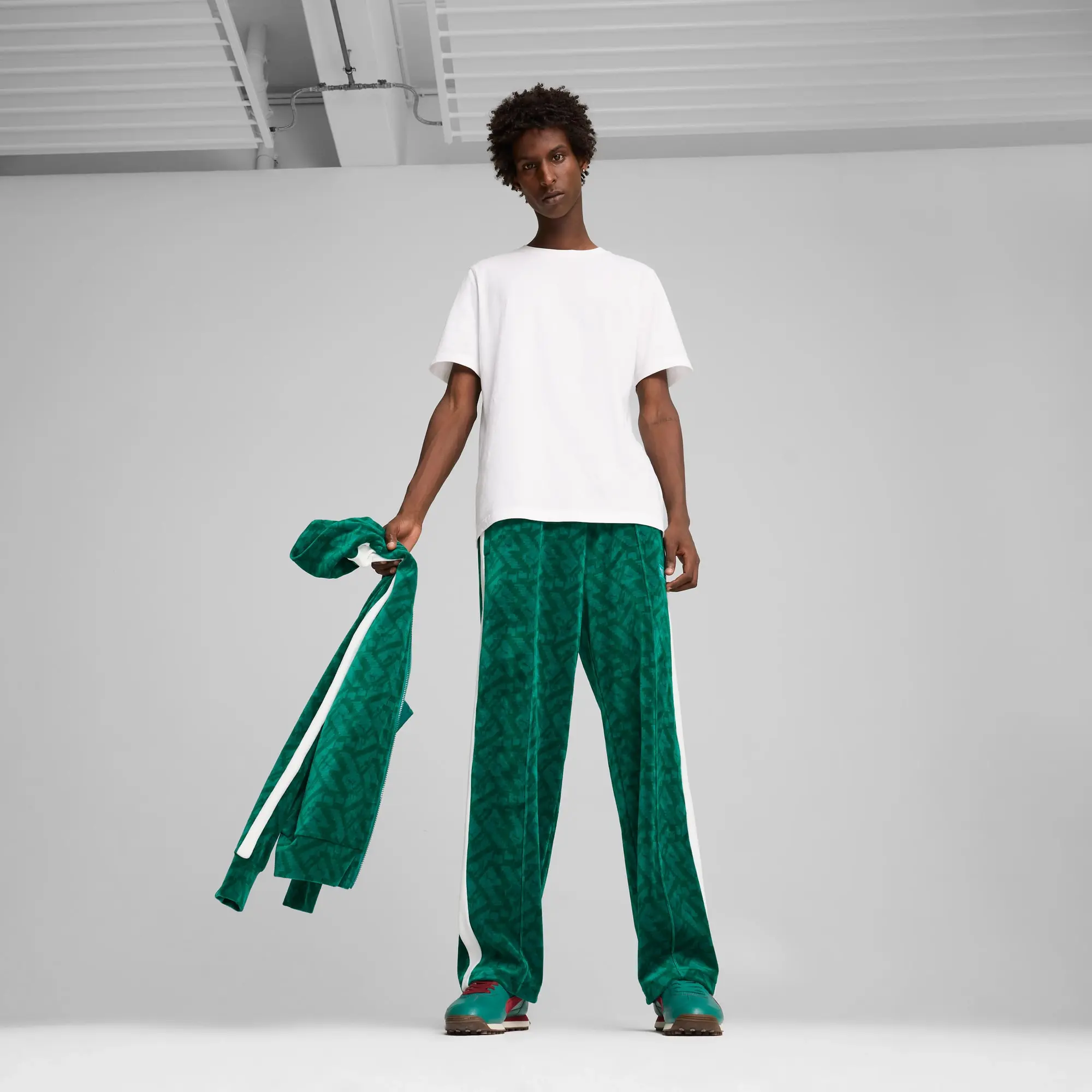 Pants Puma X Squid Game T7 Iconic Straight Track Pant Mint Tea L