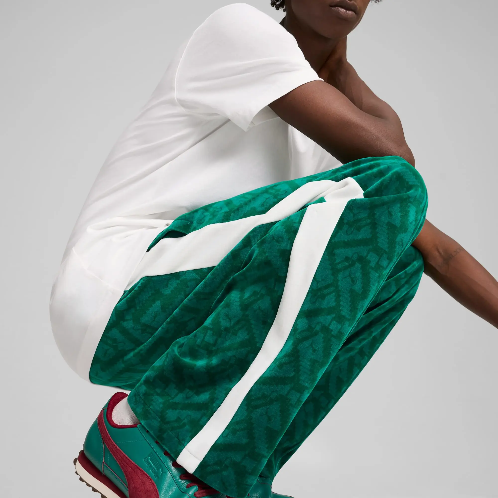 Pants Puma X Squid Game T7 Iconic Straight Track Pant Mint Tea L