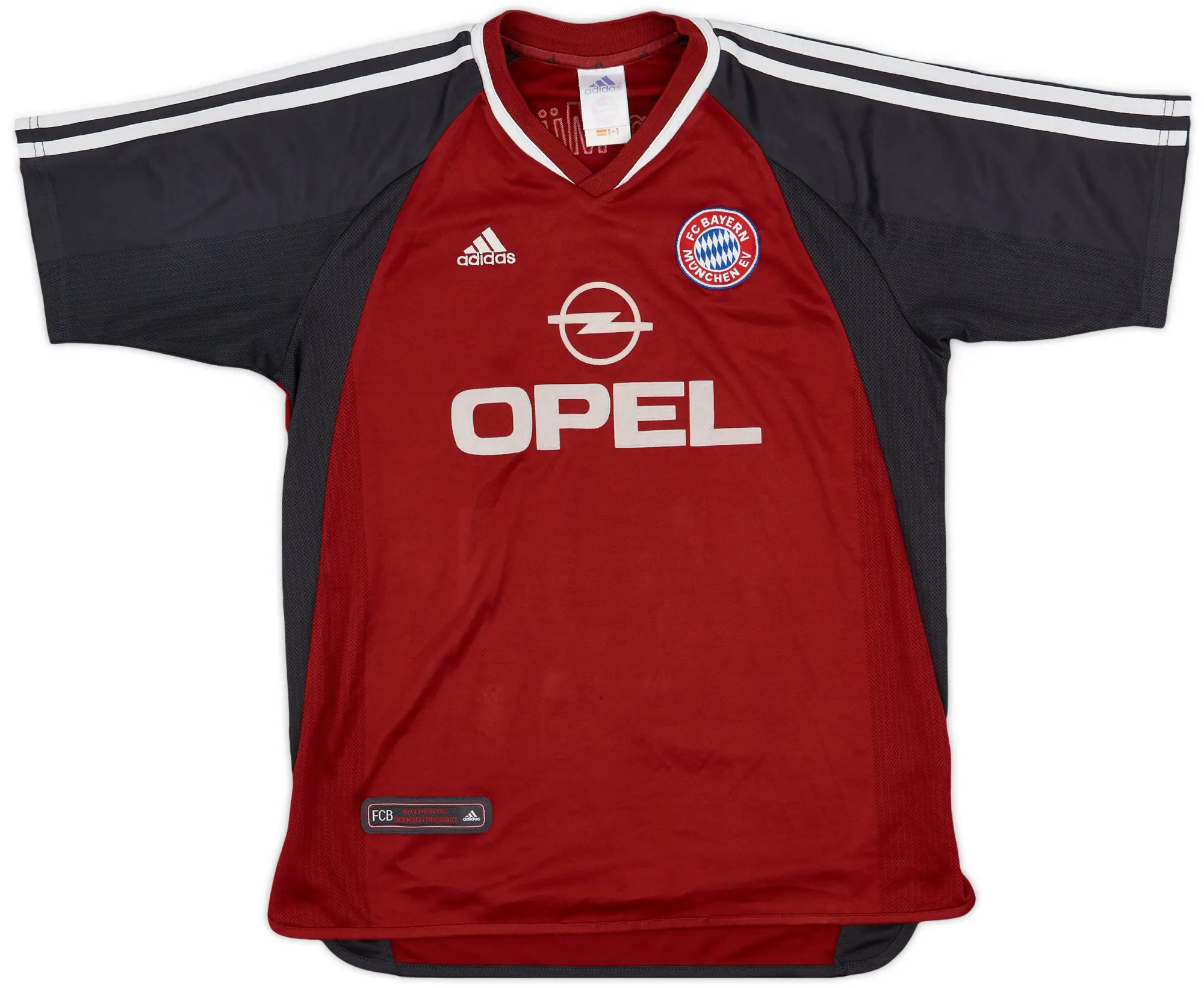 adidas 2001-02 Bayern Munich Home Shirt - 8/10 - (XL.Boys)