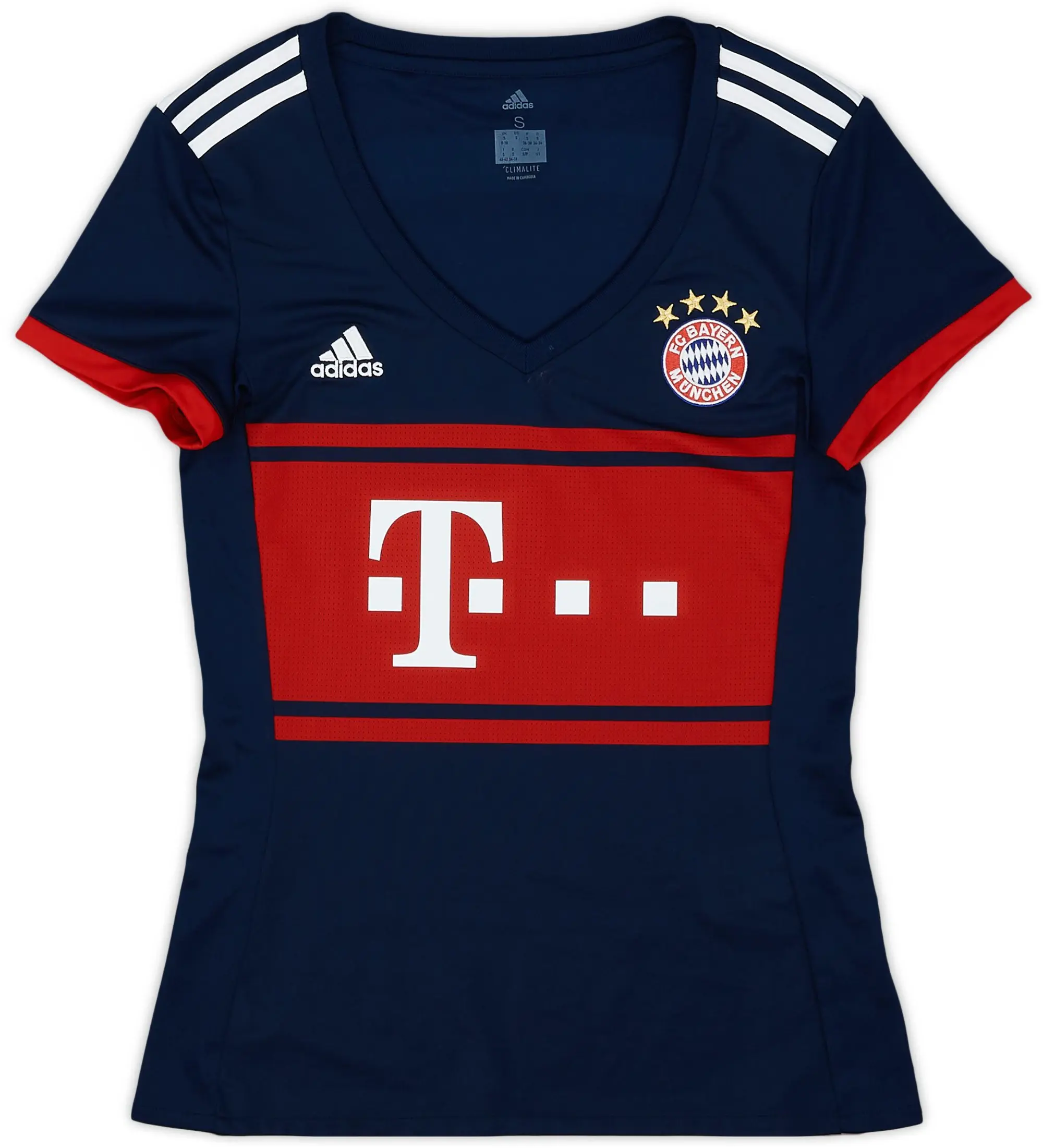 adidas 2017-18 Bayern Munich Away Shirt - 7/10 - (Women's S)