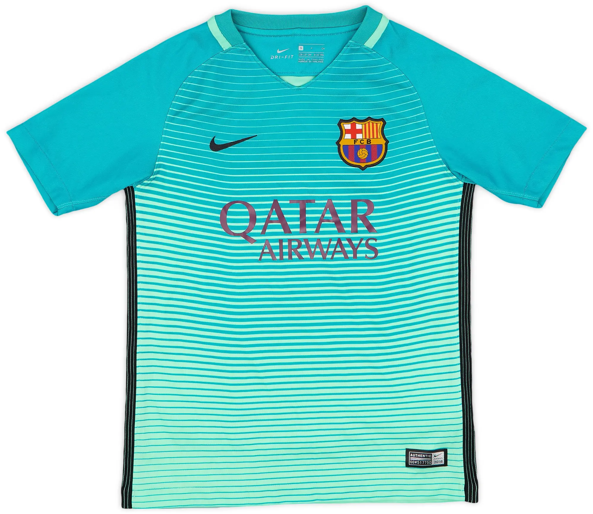 Nike 2016-17 Barcelona Third Shirt - 9/10 - (S.Boys)